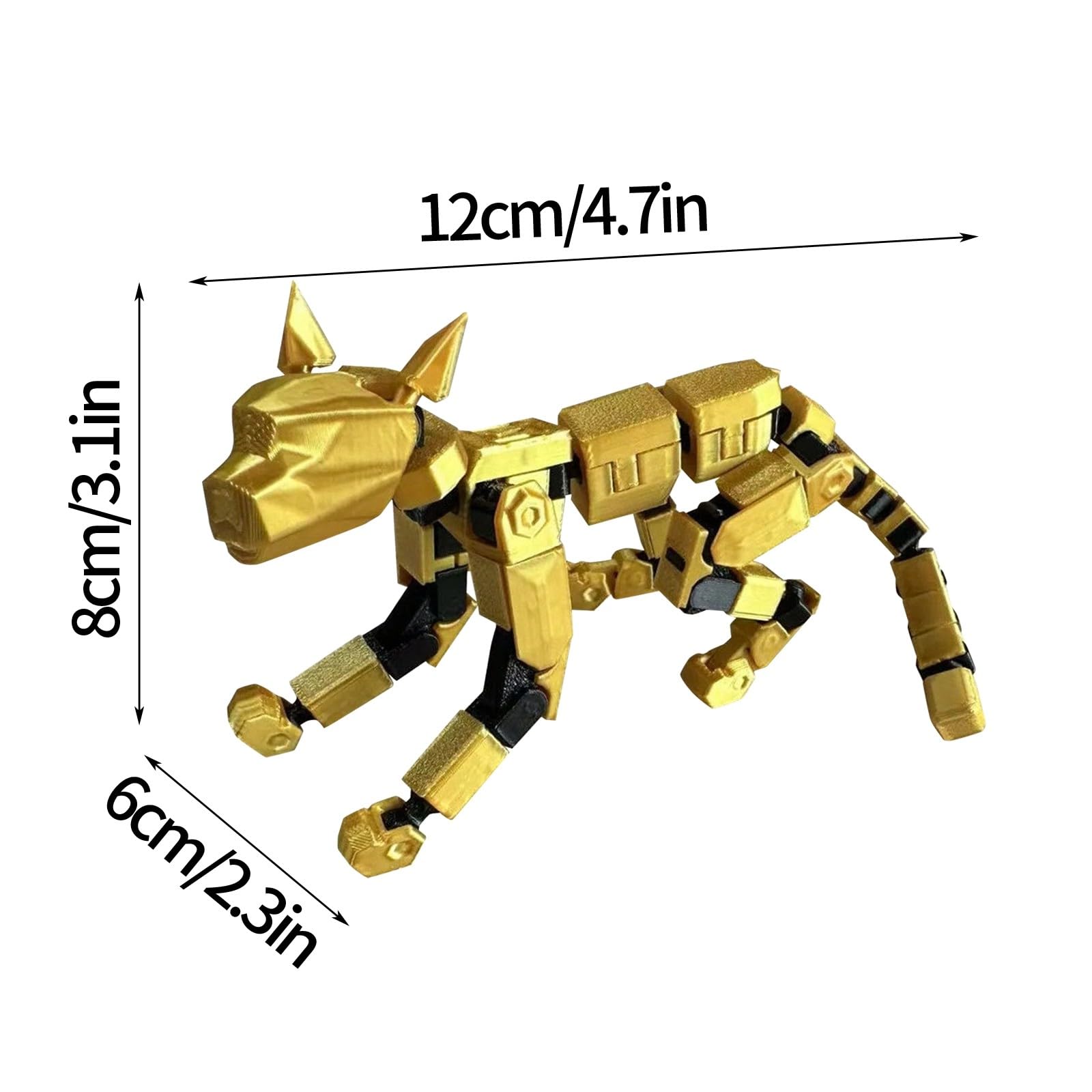 Foto 4 pulgar | Figura De Acción Robot Dog Lucky T13 Impresa En 3d En 2024 - Venta Internacional.