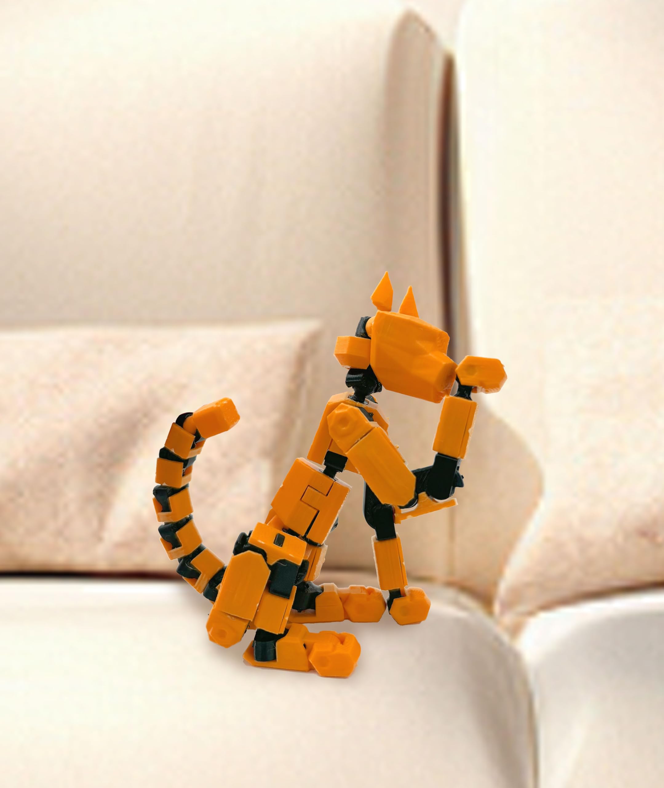 Foto 7 pulgar | Movible Action Cat Robot T13 Impreso En 3d Con Múltiples Articulaciones - Venta Internacional.