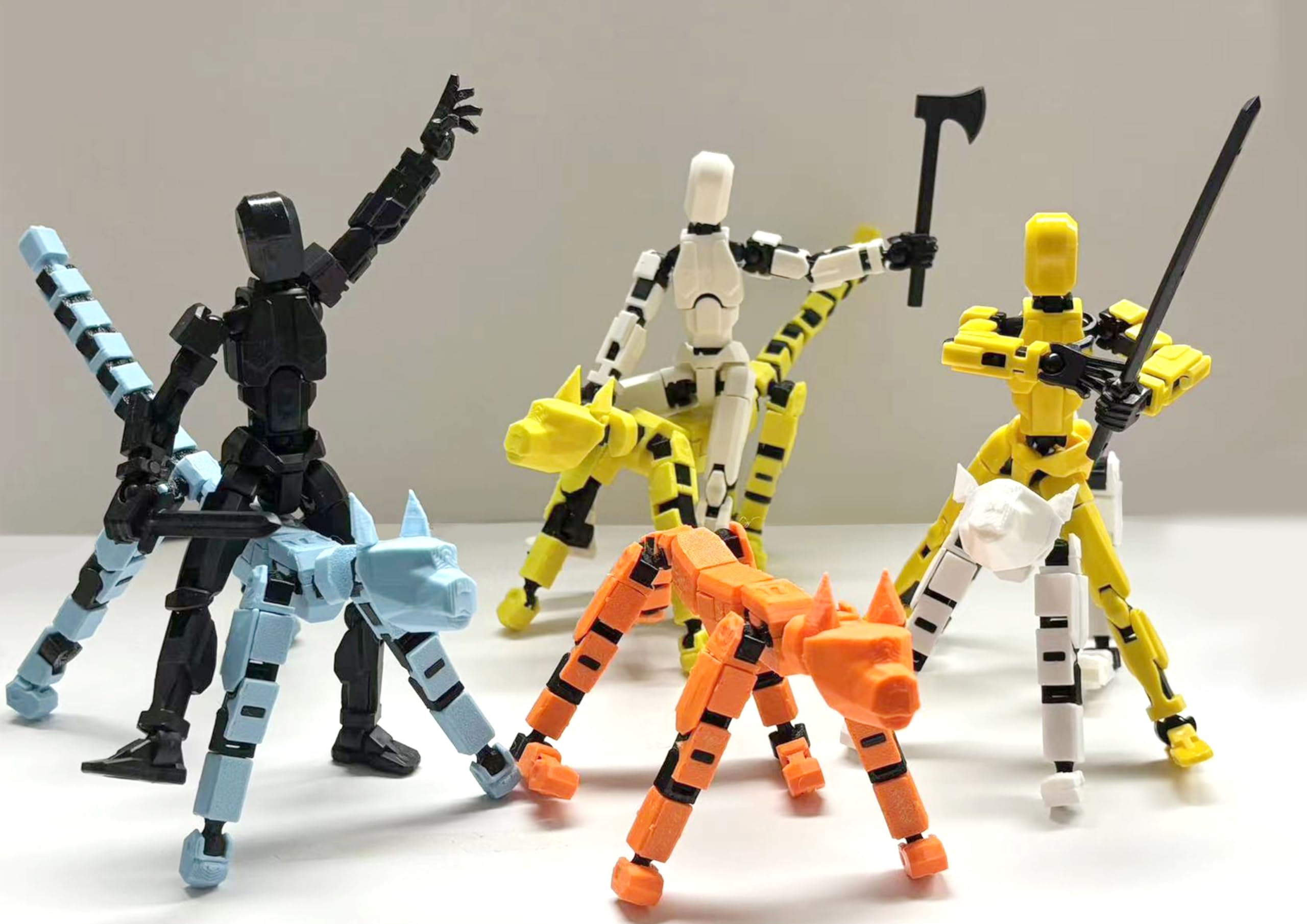 Foto 6 pulgar | Action Cat Set T13 Action Cat Robot Impreso En 3d, Amarillo - Venta Internacional.