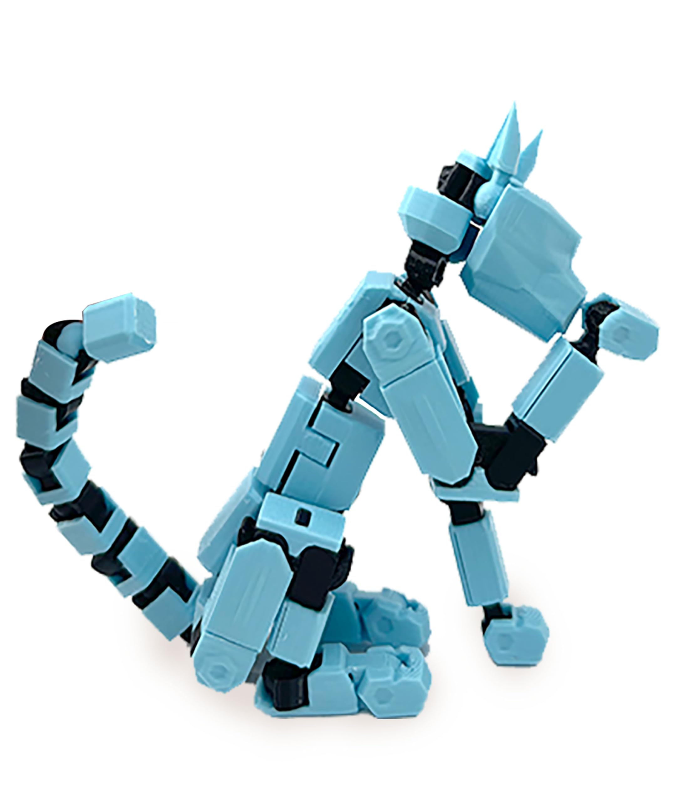 Figura De Acción T13 Action Cat Robot Impresa En 3d, Azul - Venta Internacional.