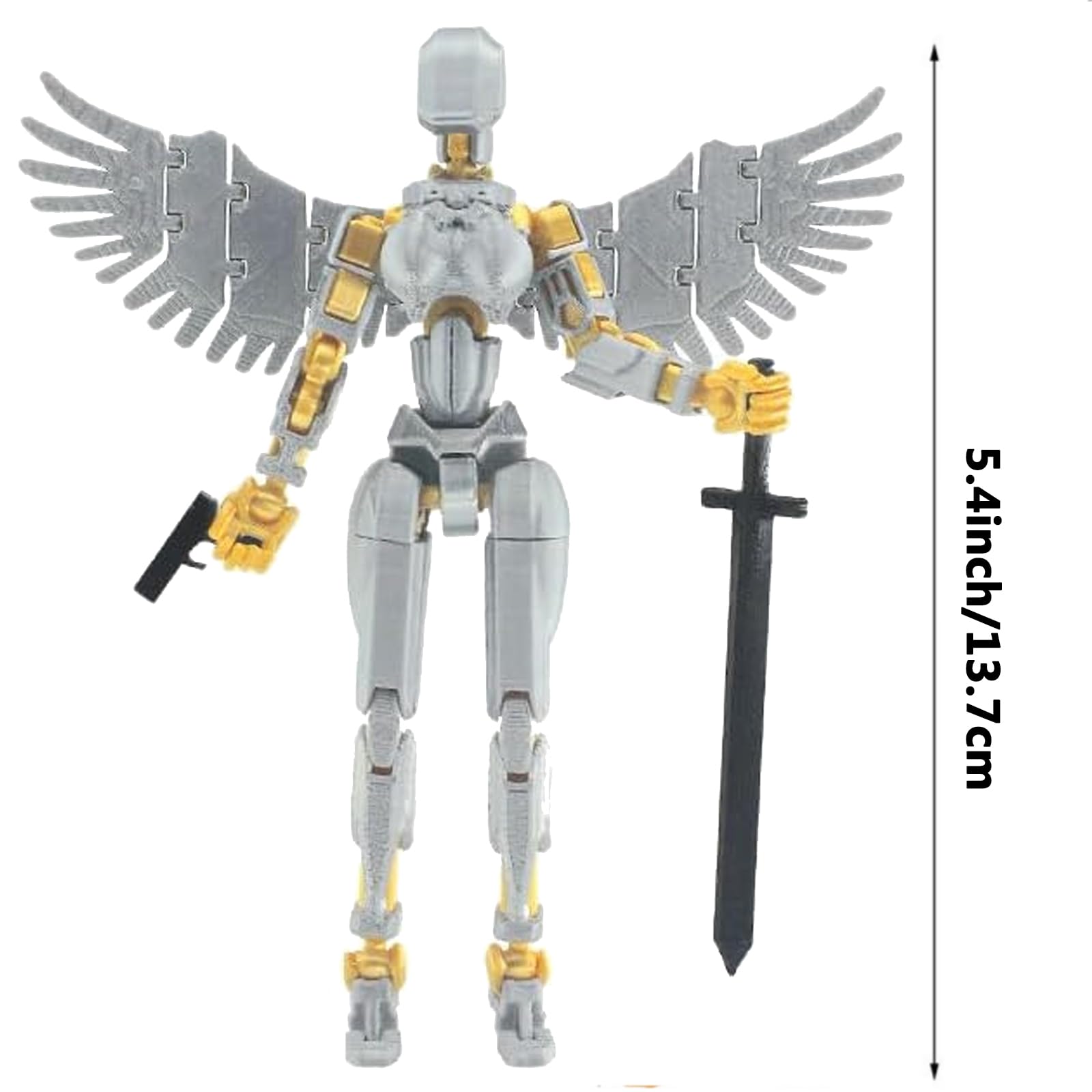 Foto 7 | Figura De Acción Genérica T13 De Sexta Generación Con Alas De Ángel - Venta Internacional.