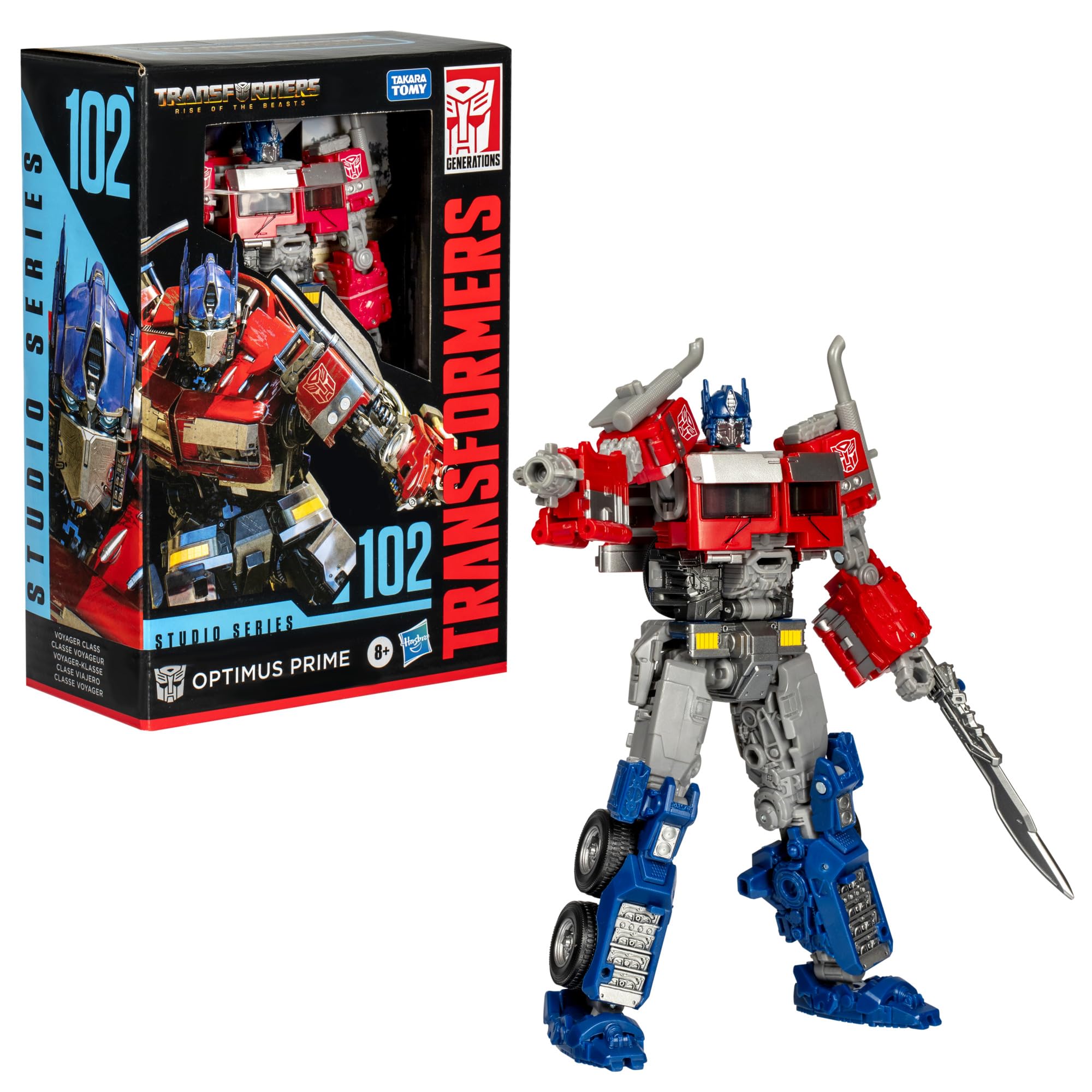 Foto 4 pulgar | Figura De Acción Transformers Studio Series Voyager 102 Optimus - Venta Internacional.
