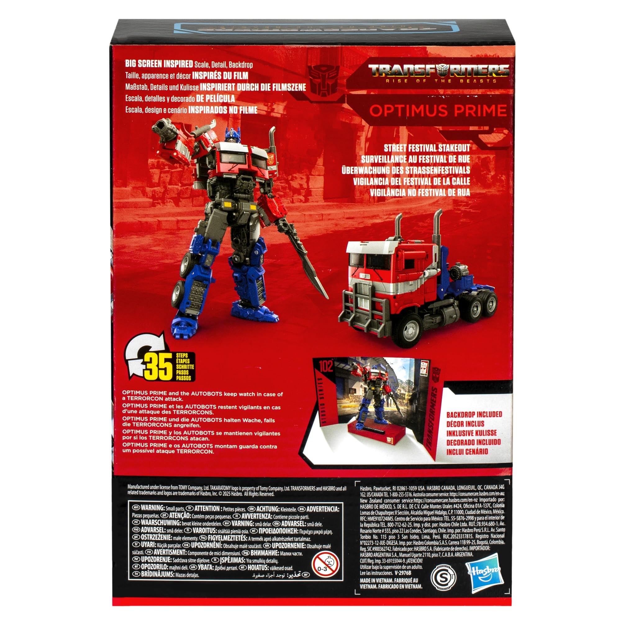 Foto 6 pulgar | Figura De Acción Transformers Studio Series Voyager 102 Optimus - Venta Internacional.