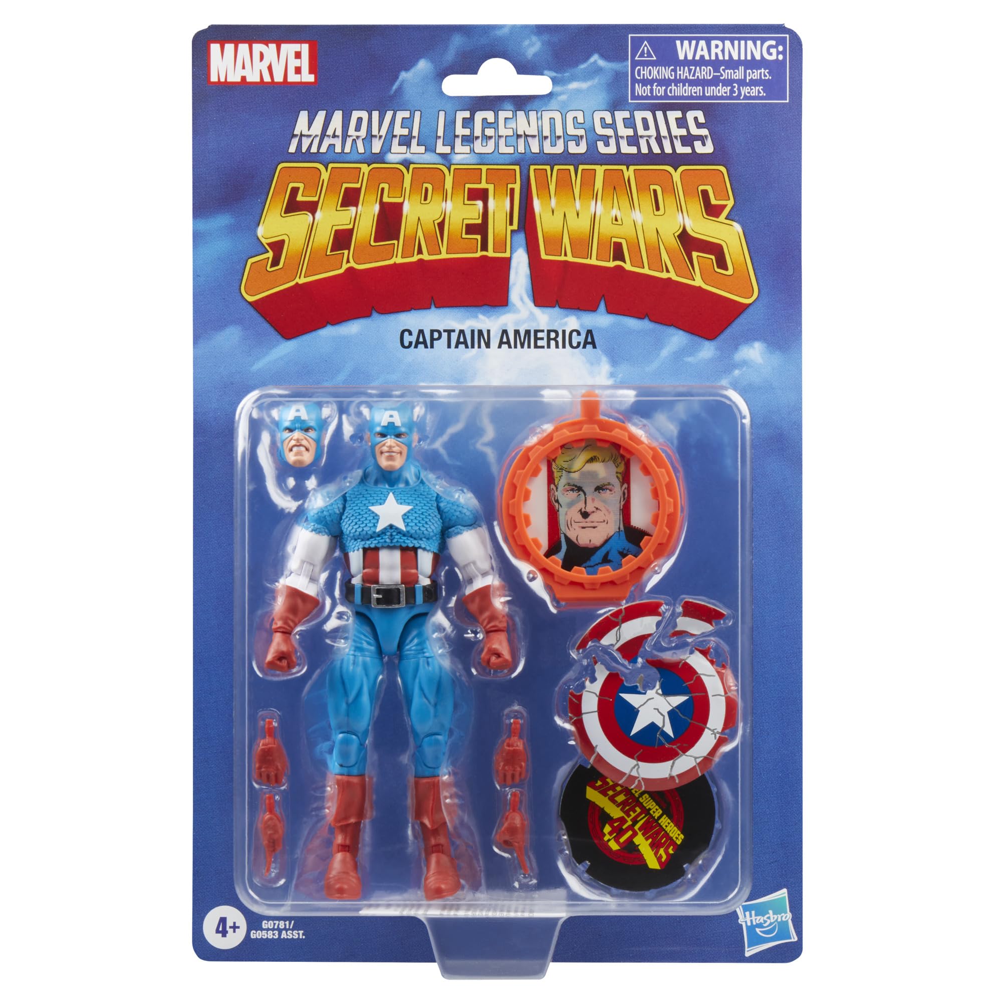 Foto 3 pulgar | Figura De Acción Capitán América De La Serie Marvel Legends 15 Cm - Venta Internacional.