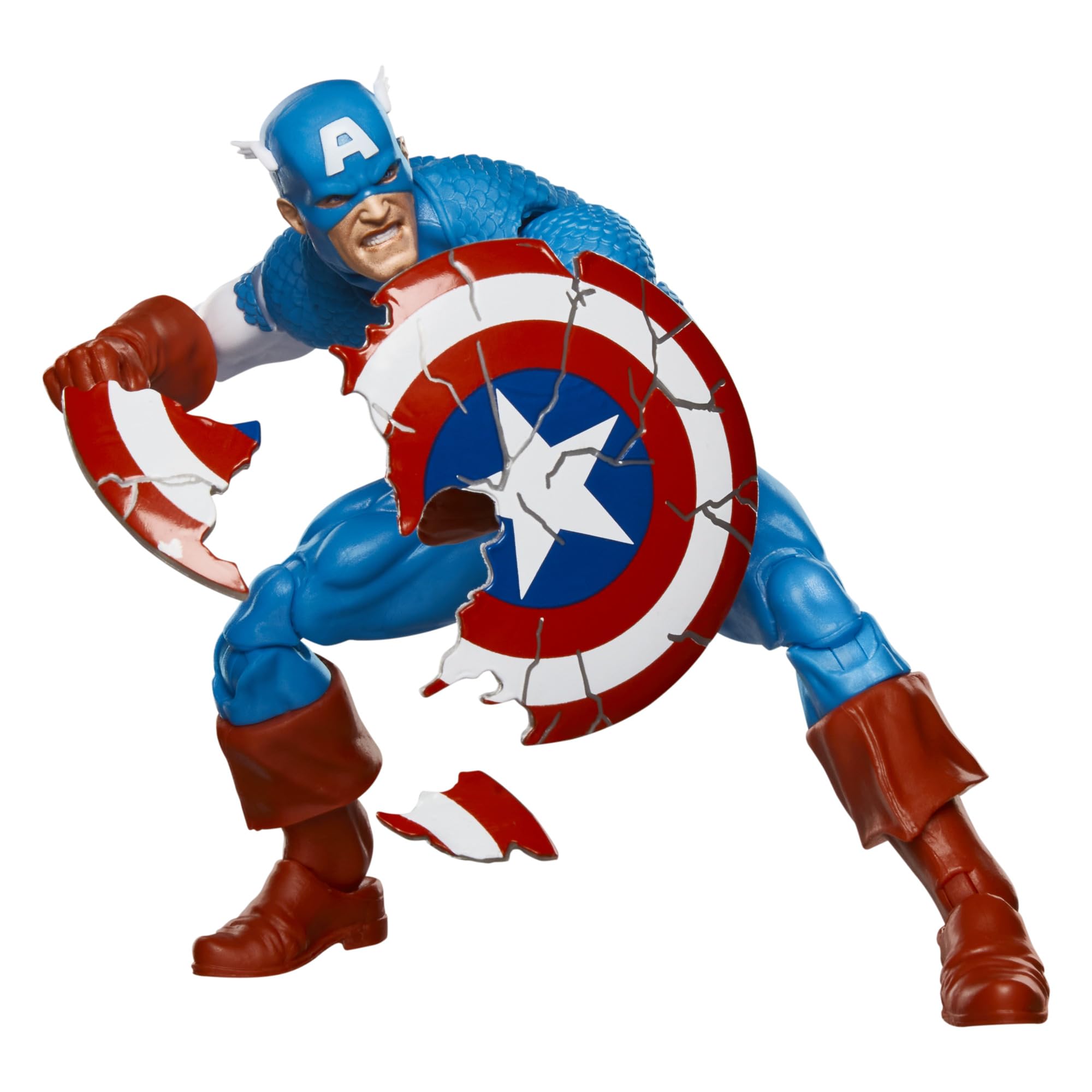 Foto 5 pulgar | Figura De Acción Capitán América De La Serie Marvel Legends 15 Cm - Venta Internacional.