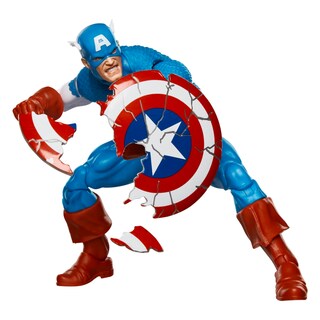 Foto 4 | Figura De Acción Capitán América De La Serie Marvel Legends 15 Cm - Venta Internacional.