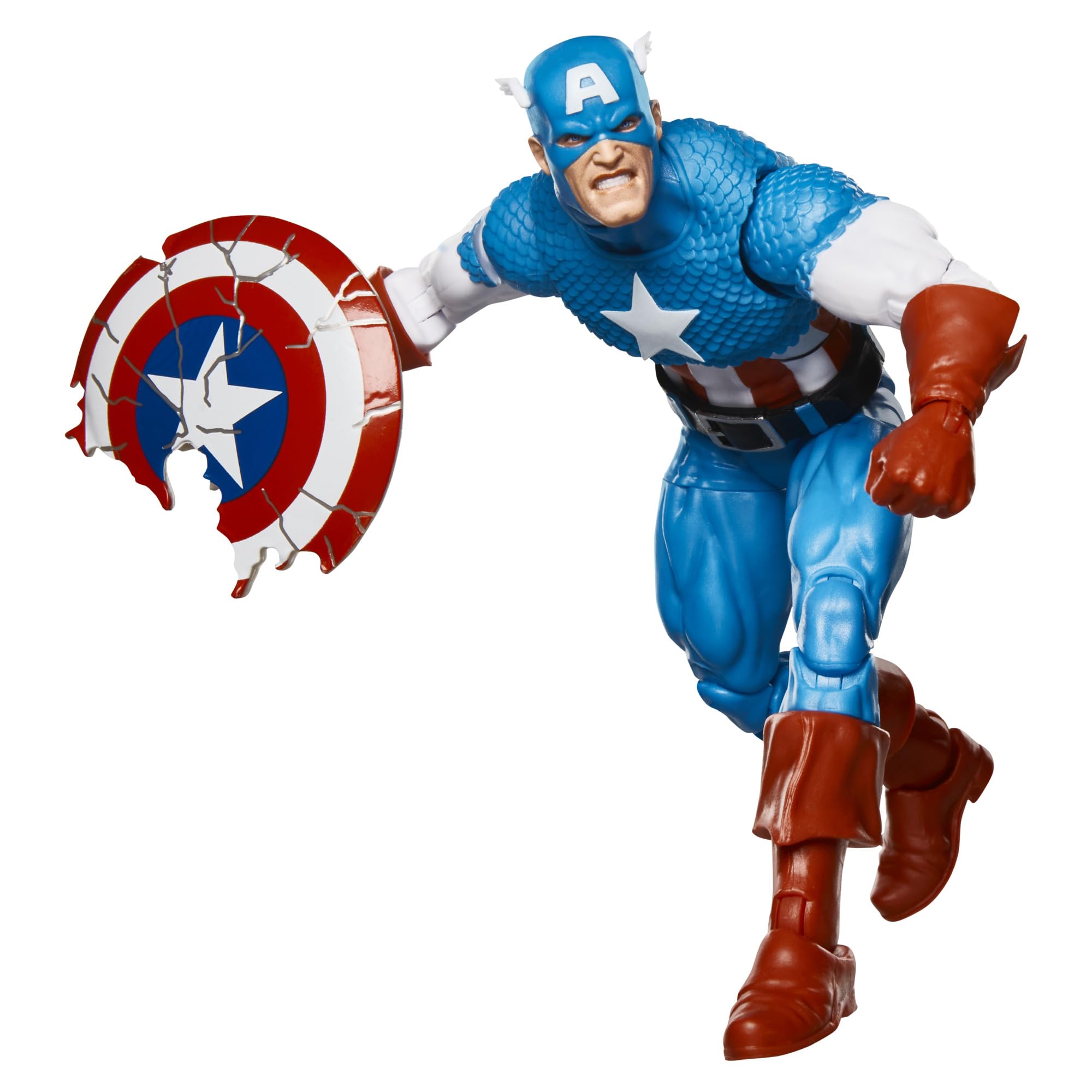 Foto 6 pulgar | Figura De Acción Capitán América De La Serie Marvel Legends 15 Cm - Venta Internacional.