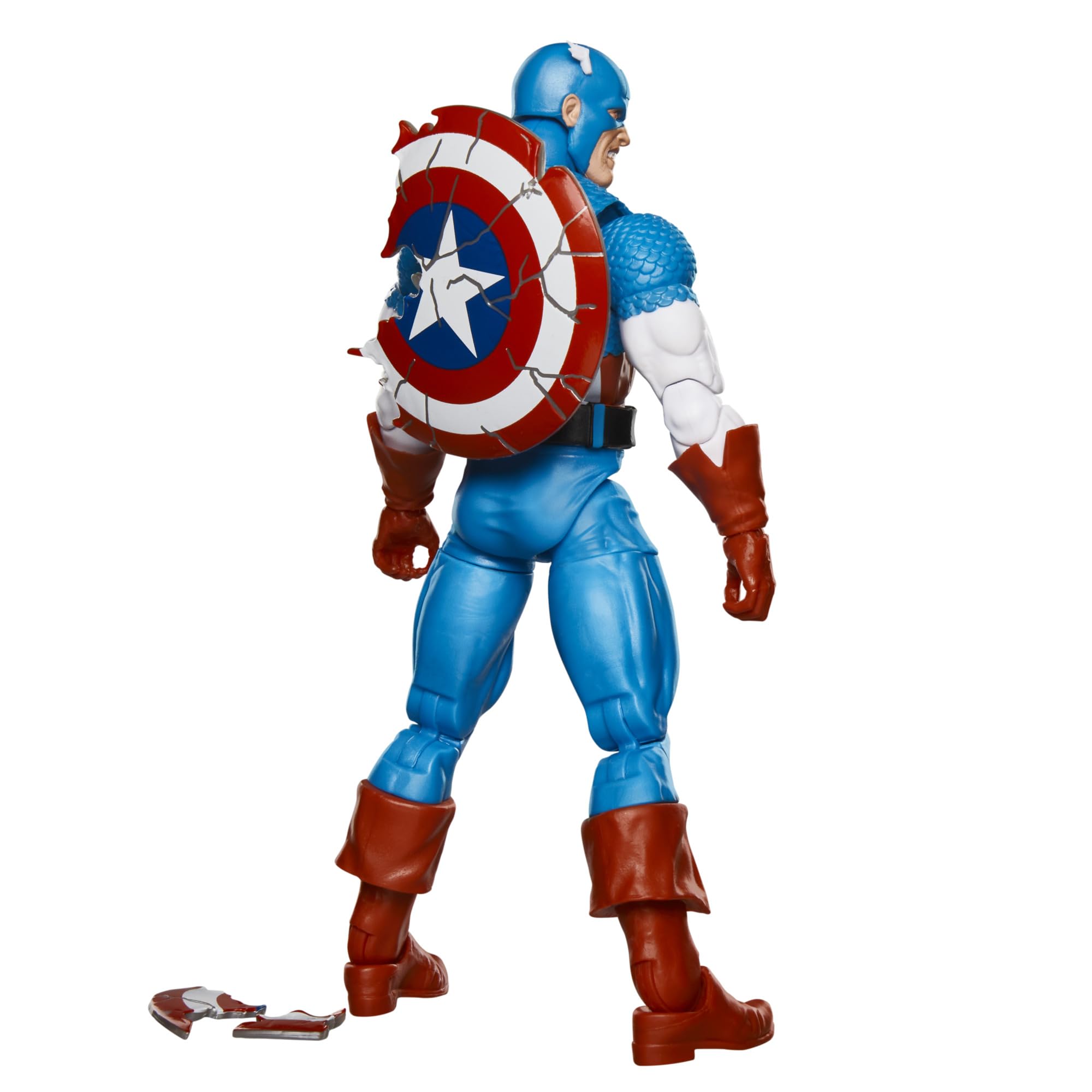 Foto 7 pulgar | Figura De Acción Capitán América De La Serie Marvel Legends 15 Cm - Venta Internacional.