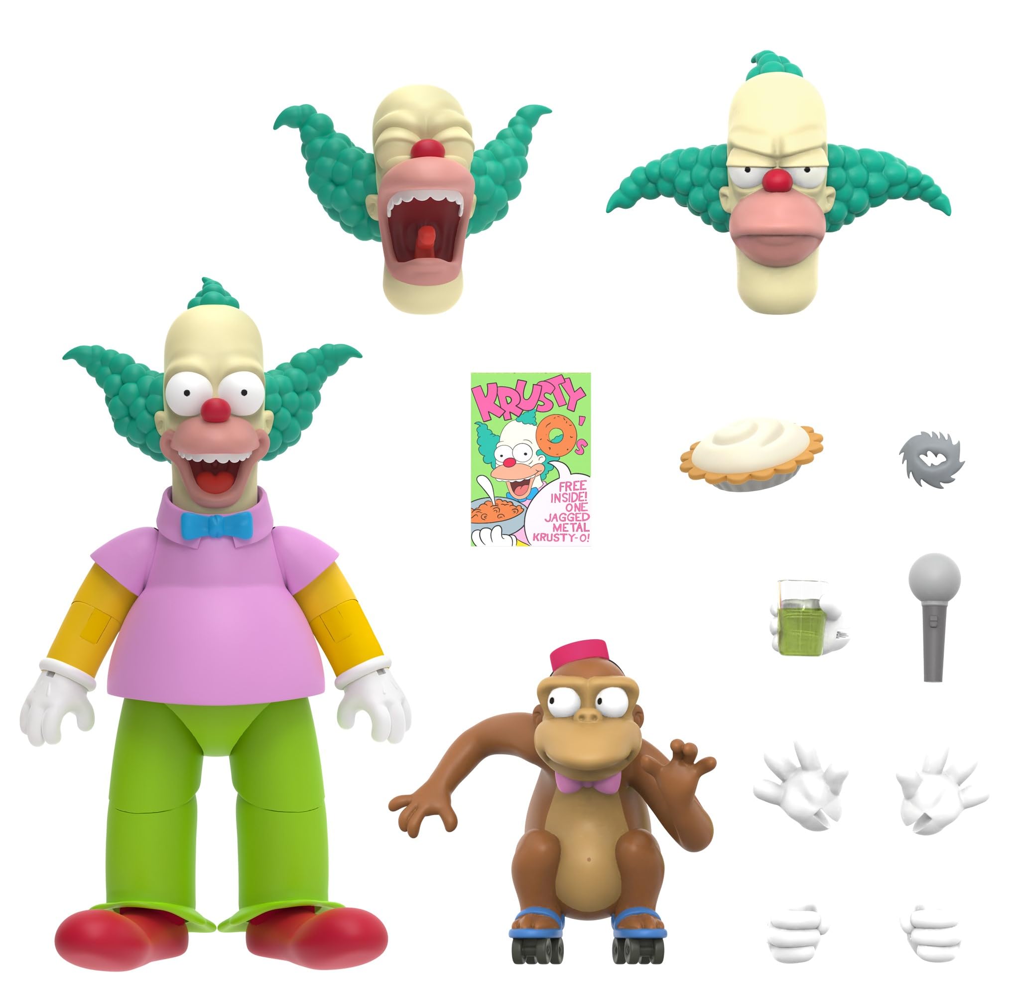 Foto 2 pulgar | Figura De Acción Super7 Ultimates Krusty De Los Simpson, 18 Cm - Venta Internacional.