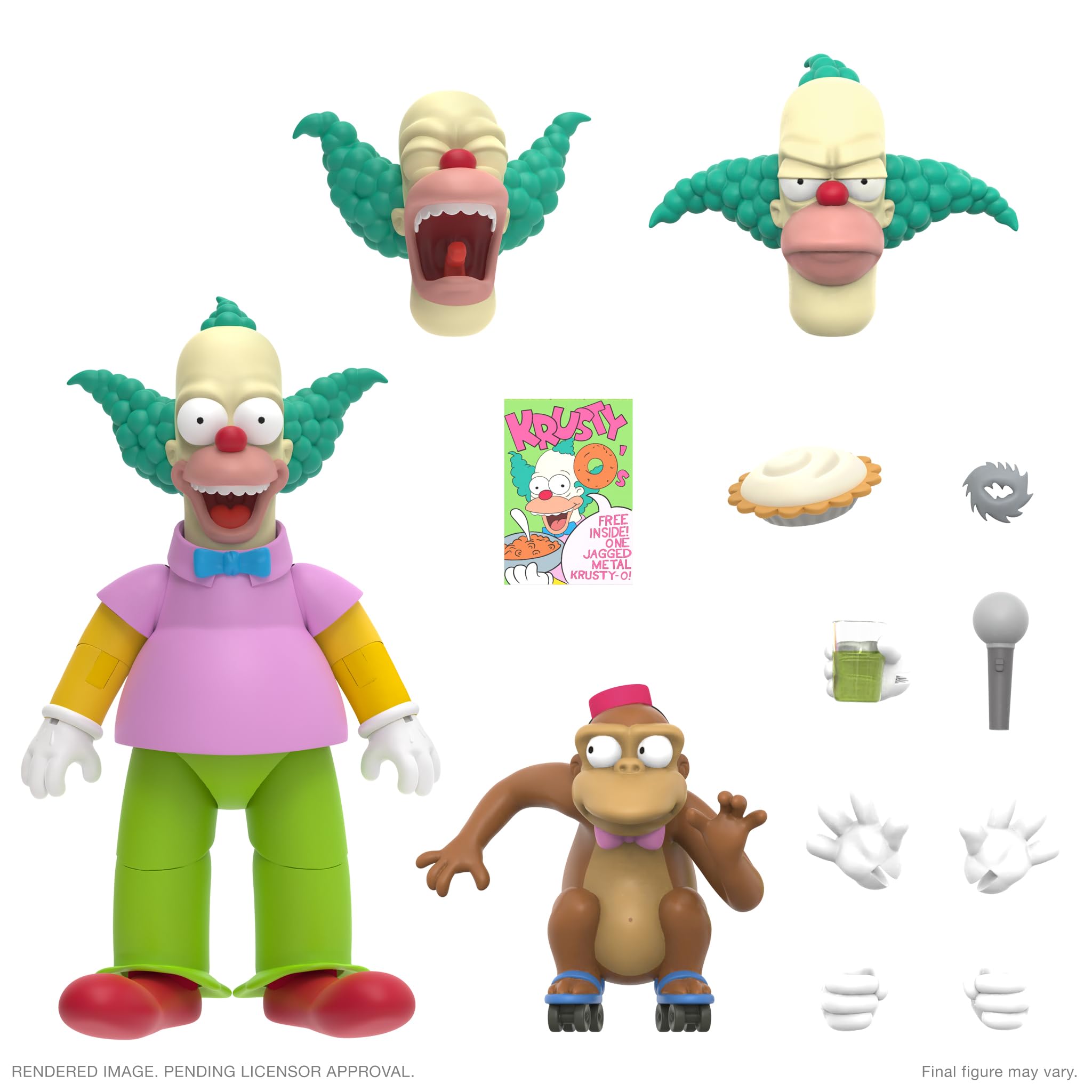 Foto 7 pulgar | Figura De Acción Super7 Ultimates Krusty De Los Simpson, 18 Cm - Venta Internacional.