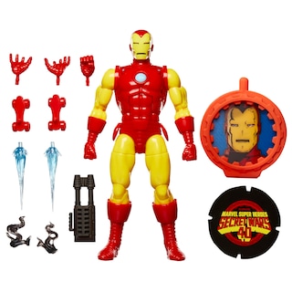 Foto 1 | Figura De Acción Iron Man De La Serie Marvel Legends De 15 Cm Con Escudo - Venta Internacional.