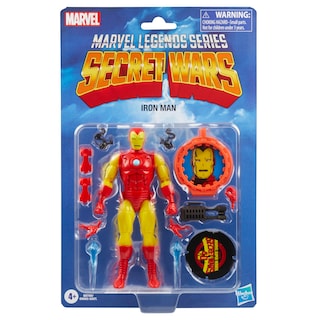 Foto 2 | Figura De Acción Iron Man De La Serie Marvel Legends De 15 Cm Con Escudo - Venta Internacional.