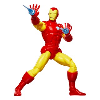 Foto 4 | Figura De Acción Iron Man De La Serie Marvel Legends De 15 Cm Con Escudo - Venta Internacional.
