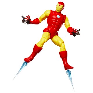 Foto 5 | Figura De Acción Iron Man De La Serie Marvel Legends De 15 Cm Con Escudo - Venta Internacional.