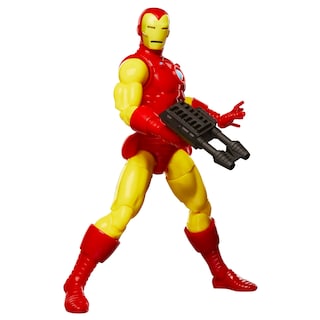 Foto 6 | Figura De Acción Iron Man De La Serie Marvel Legends De 15 Cm Con Escudo - Venta Internacional.