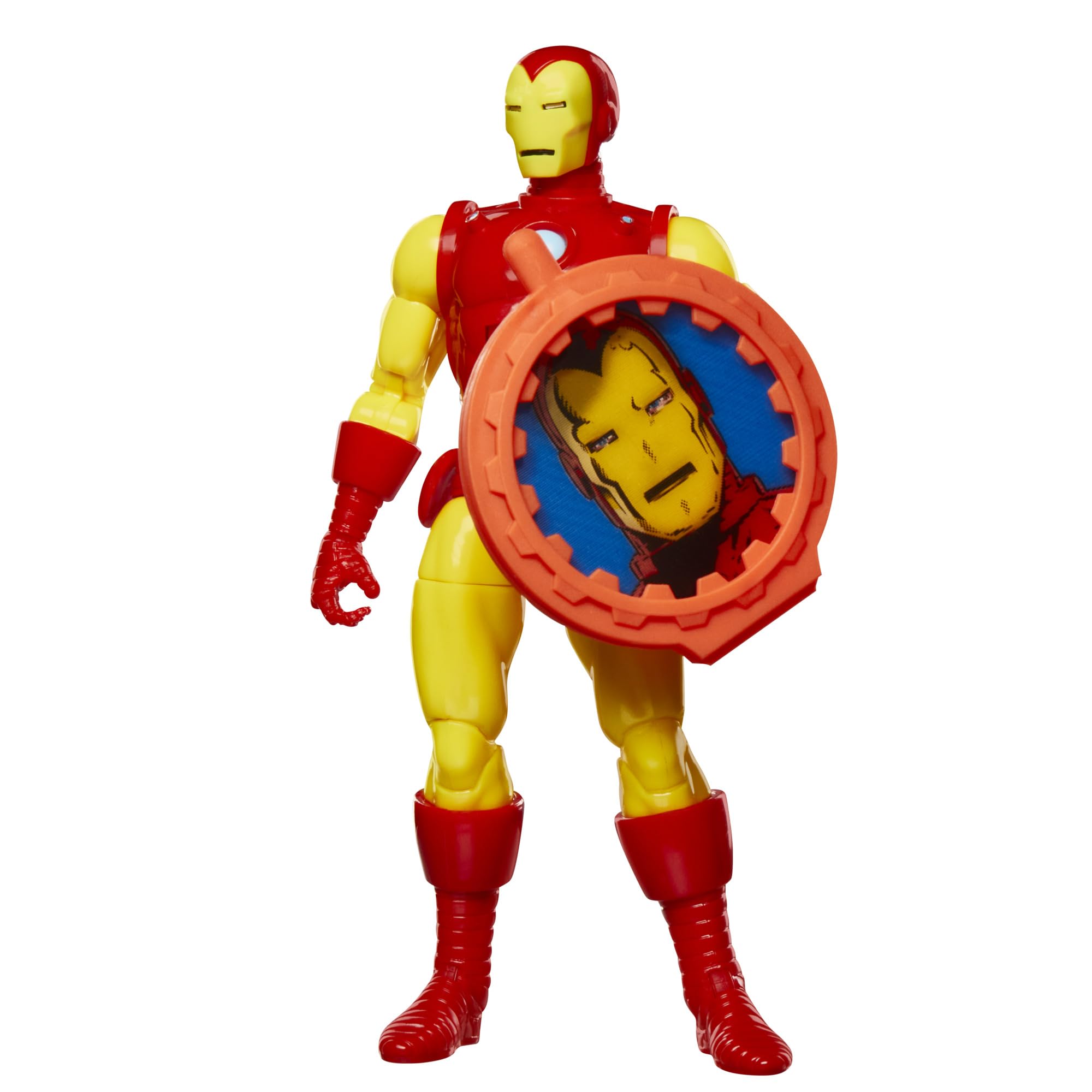 Foto 8 pulgar | Figura De Acción Iron Man De La Serie Marvel Legends De 15 Cm Con Escudo - Venta Internacional.