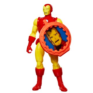 Foto 7 | Figura De Acción Iron Man De La Serie Marvel Legends De 15 Cm Con Escudo - Venta Internacional.