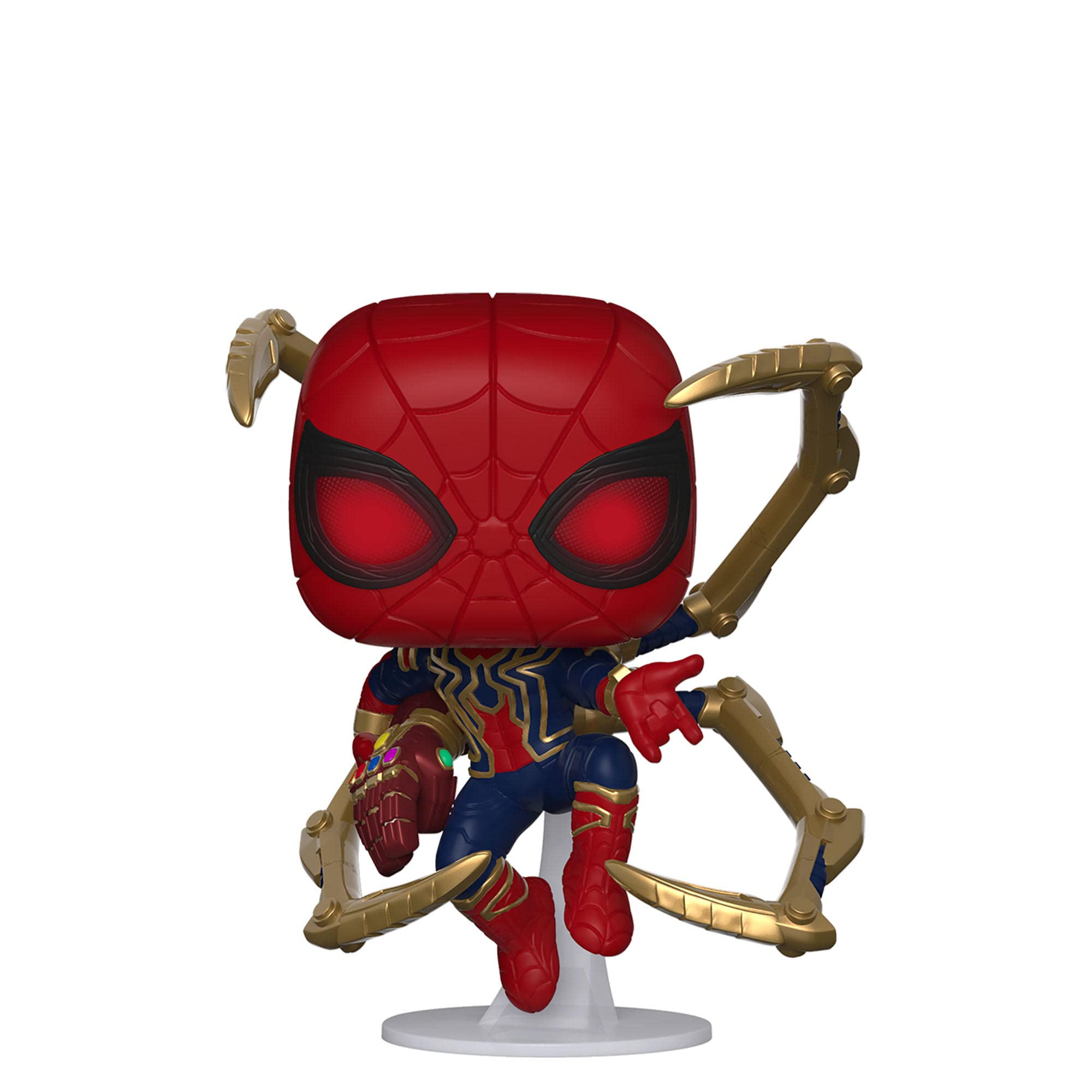 Figura De Acción Funko Pop! Araña De Hierro Con Brillo De Guantelete - Venta Internacional.