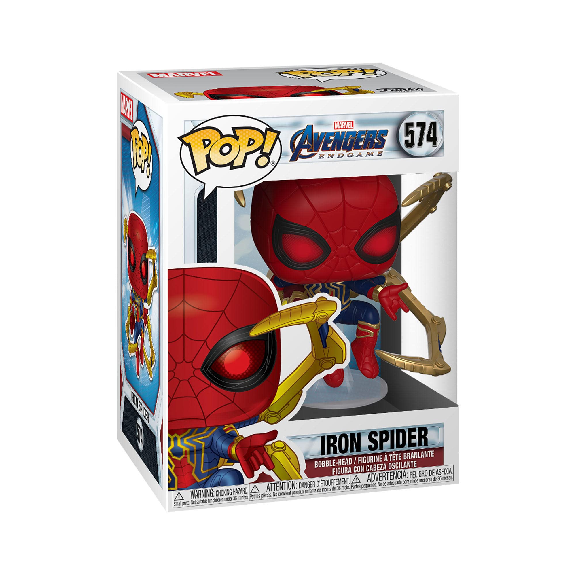 Foto 3 pulgar | Figura De Acción Funko Pop! Araña De Hierro Con Brillo De Guantelete - Venta Internacional.