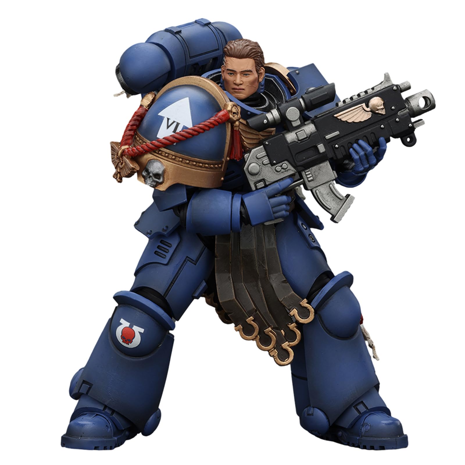 Foto 3 pulgar | Figura De Acción Joytoy Warhammer 40k Space Marine 2 Uitramarines - Venta Internacional.