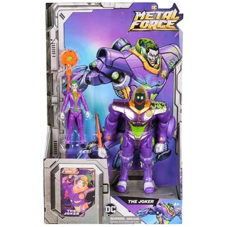 Foto 2 | Figura de Acción DC Comics Metal Force The Joker con Armadura 15 cm - Venta Internacional