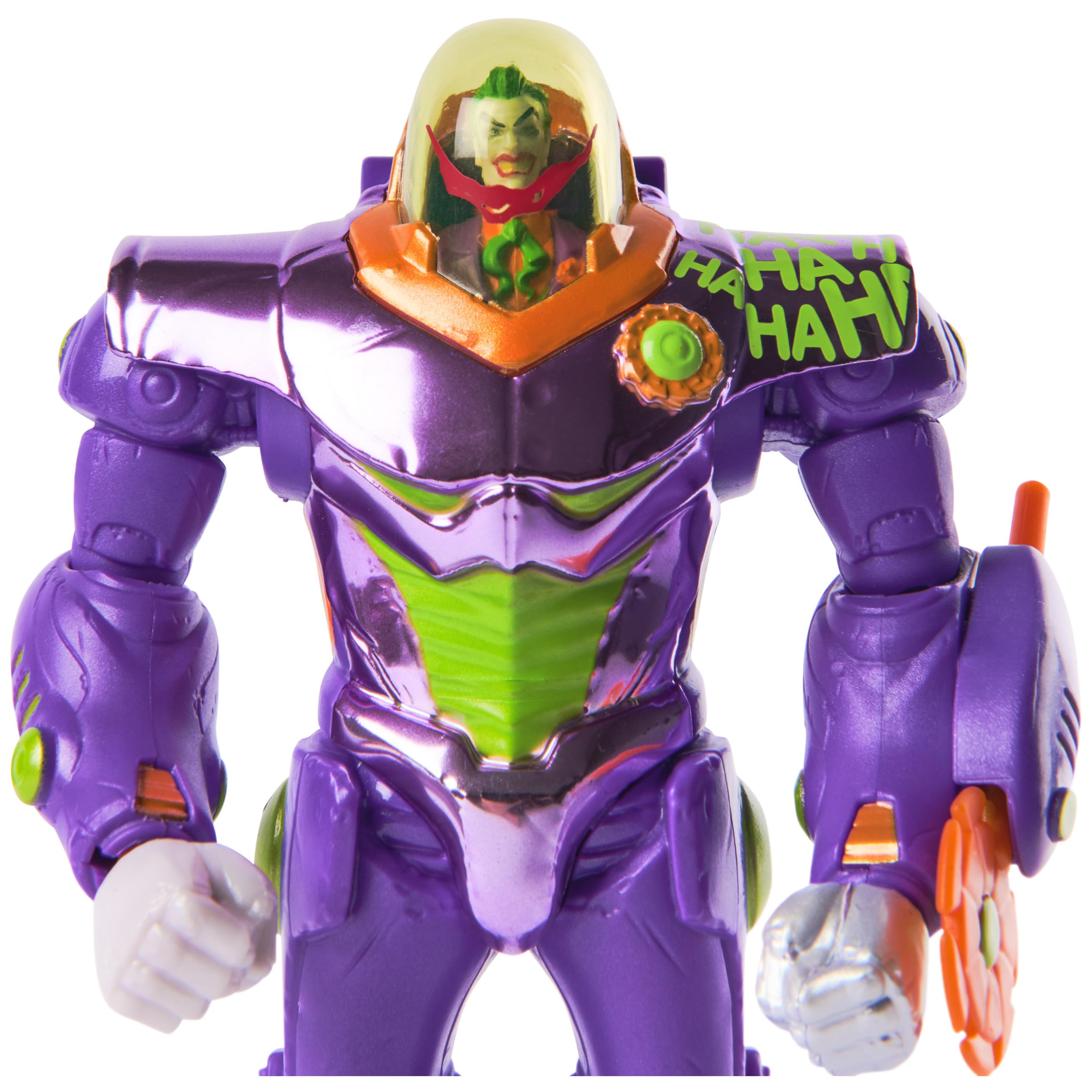 Foto 5 pulgar | Figura de Acción DC Comics Metal Force The Joker con Armadura 15 cm - Venta Internacional