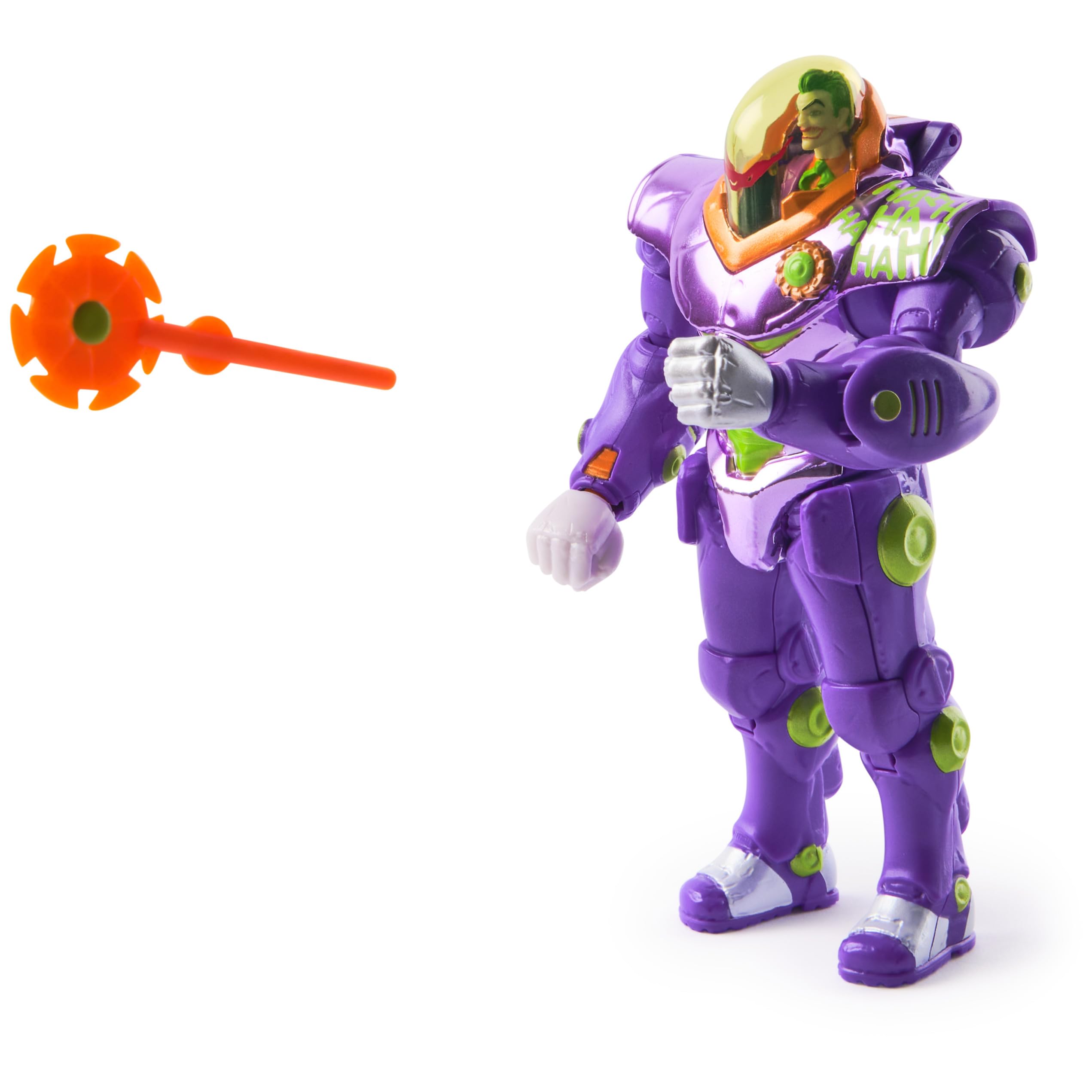 Foto 6 pulgar | Figura de Acción DC Comics Metal Force The Joker con Armadura 15 cm - Venta Internacional