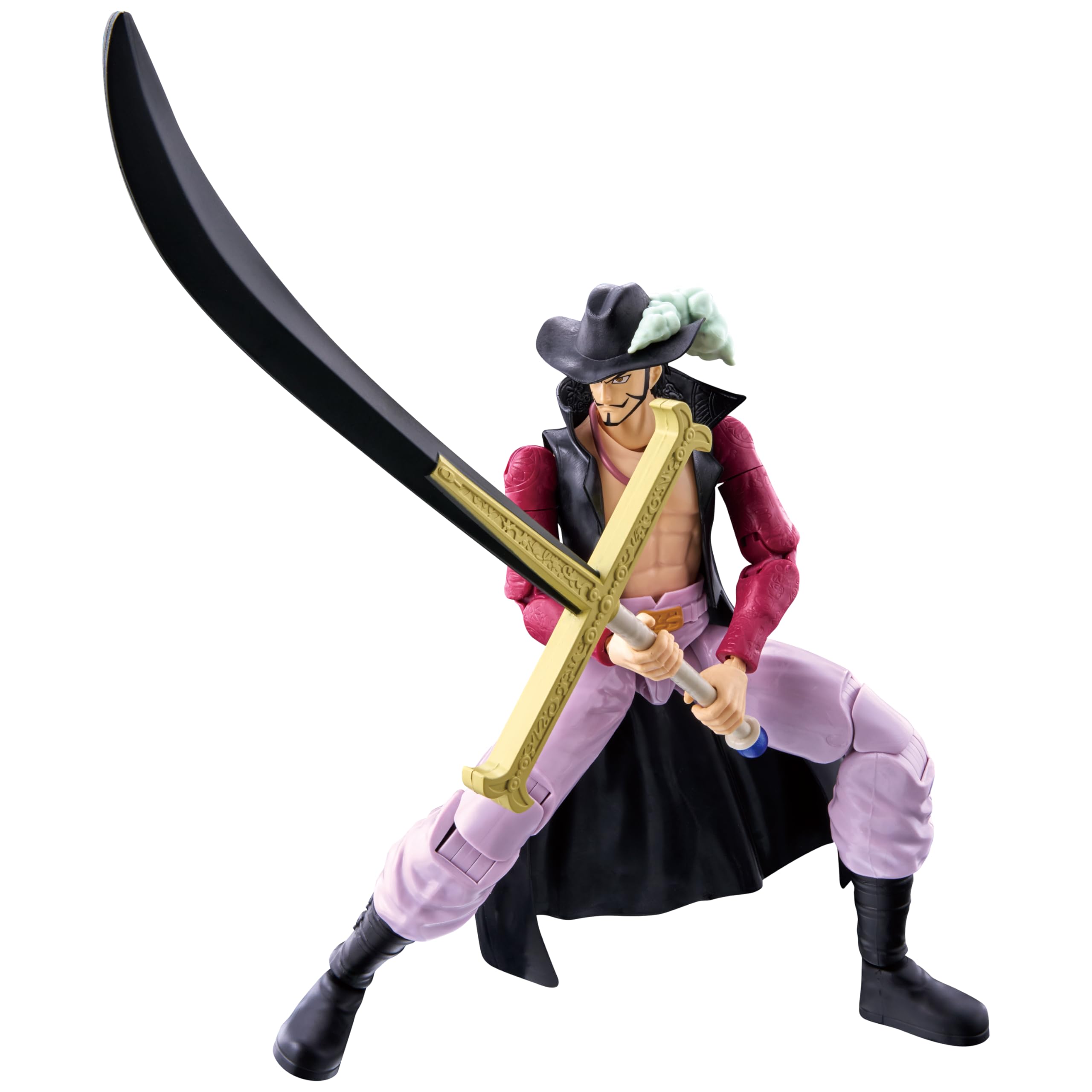 Foto 2 pulgar | Figura de Acción Anime Heroes One Piece Dracule Mihawk - Venta Internacional