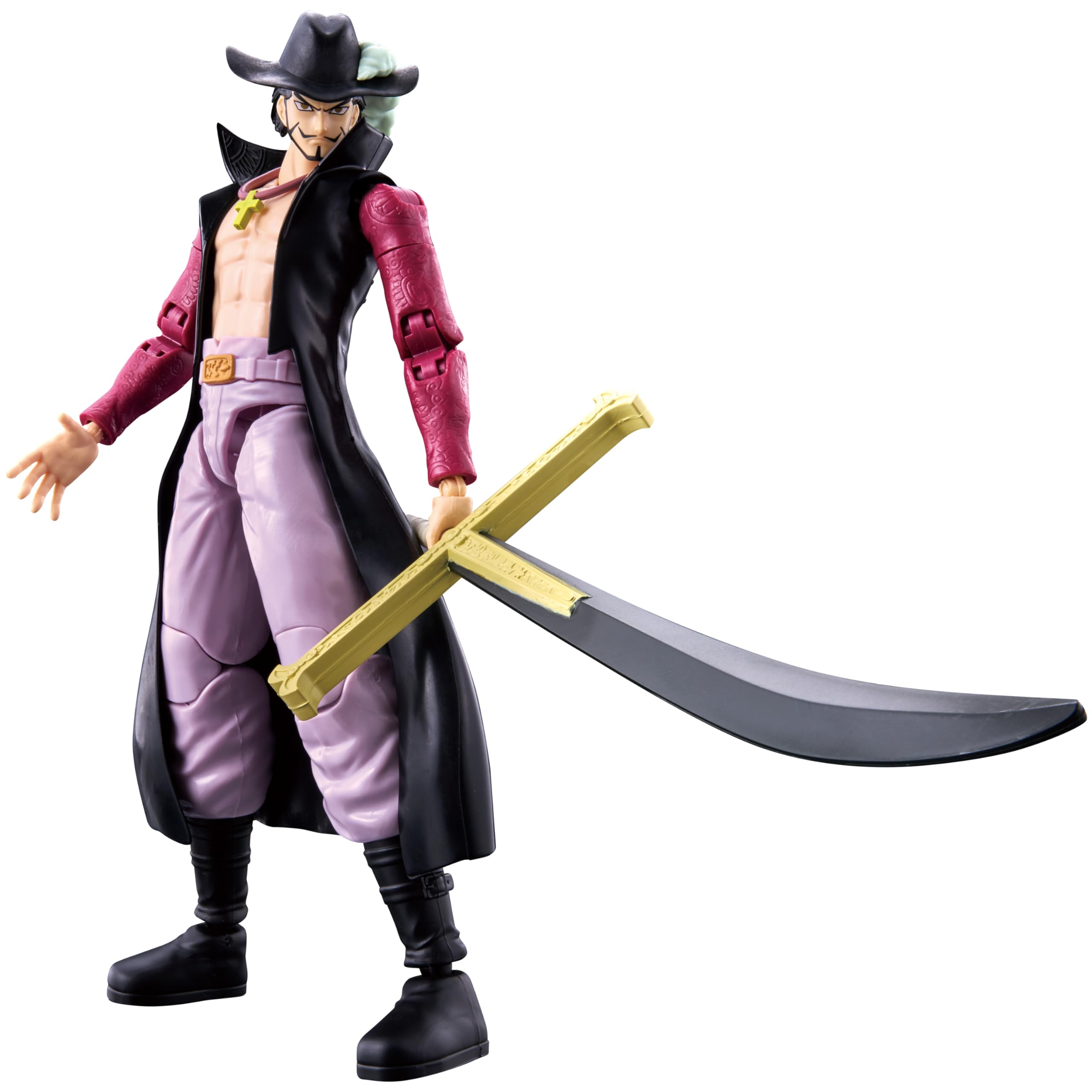 Foto 6 pulgar | Figura de Acción Anime Heroes One Piece Dracule Mihawk - Venta Internacional