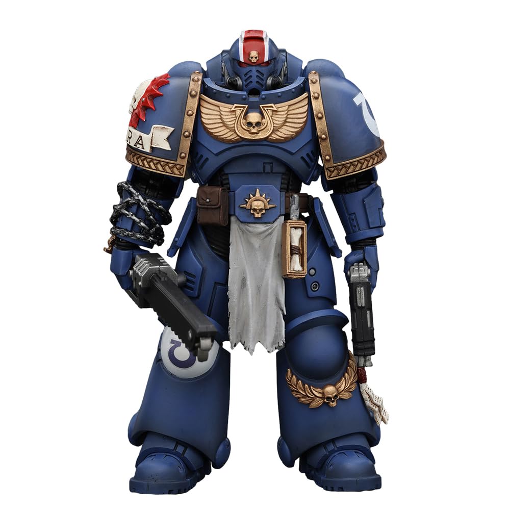 Figura De Acción Joytoy Warhammer 40,000 Ultramarines Titus 1/18 - Venta Internacional.