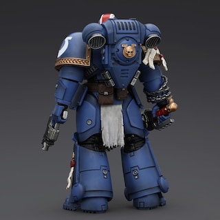 Foto 4 | Figura De Acción Joytoy Warhammer 40,000 Ultramarines Titus 1/18 - Venta Internacional.