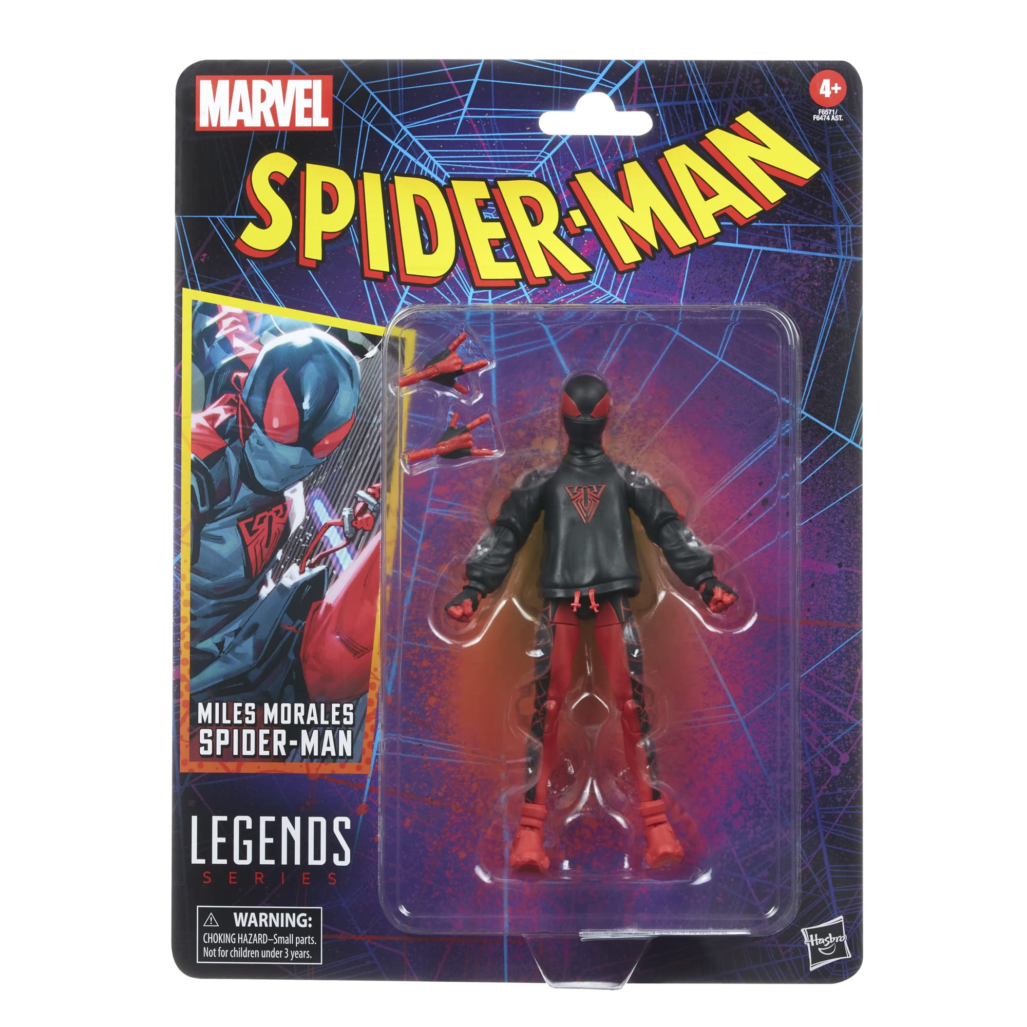Foto 3 pulgar | Figura De Acción Marvel Legends Series Miles Morales Spider-man - Venta Internacional.