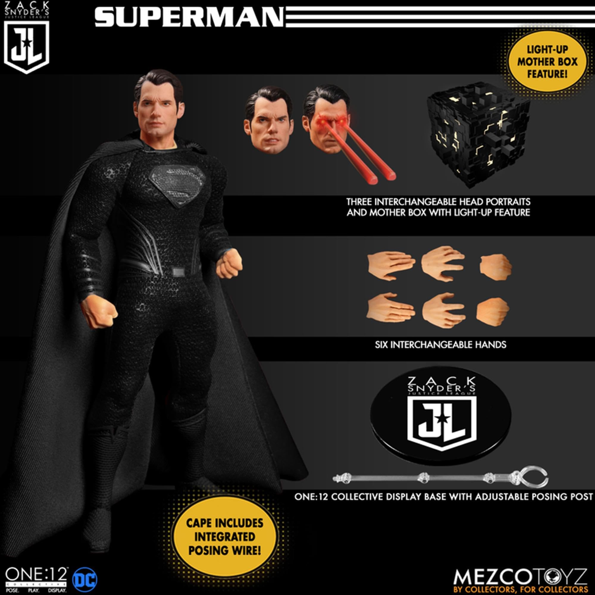 Foto 8 pulgar | Figuras De Acción Mezco Zack Snyder's Justice League 1/12 Steel - Venta Internacional.