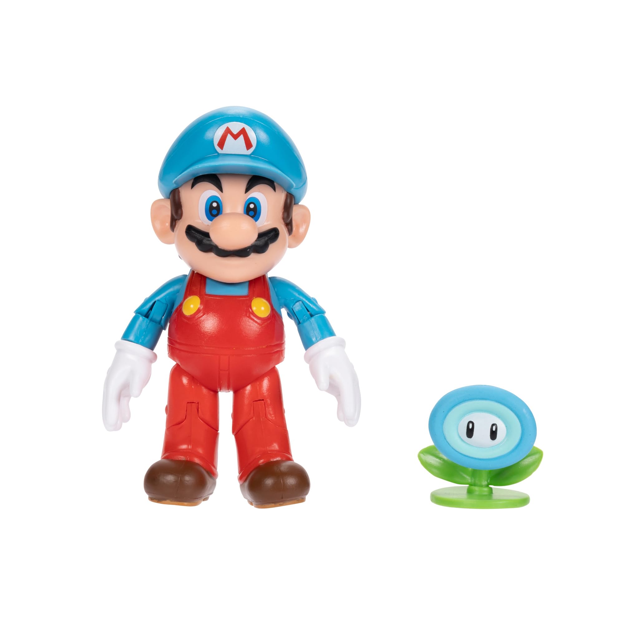 Foto 4 pulgar | Figura De Acción Nintendo Super Mario Ice Mario De 10 Cm Con Flor De Hielo - Venta Internacional.