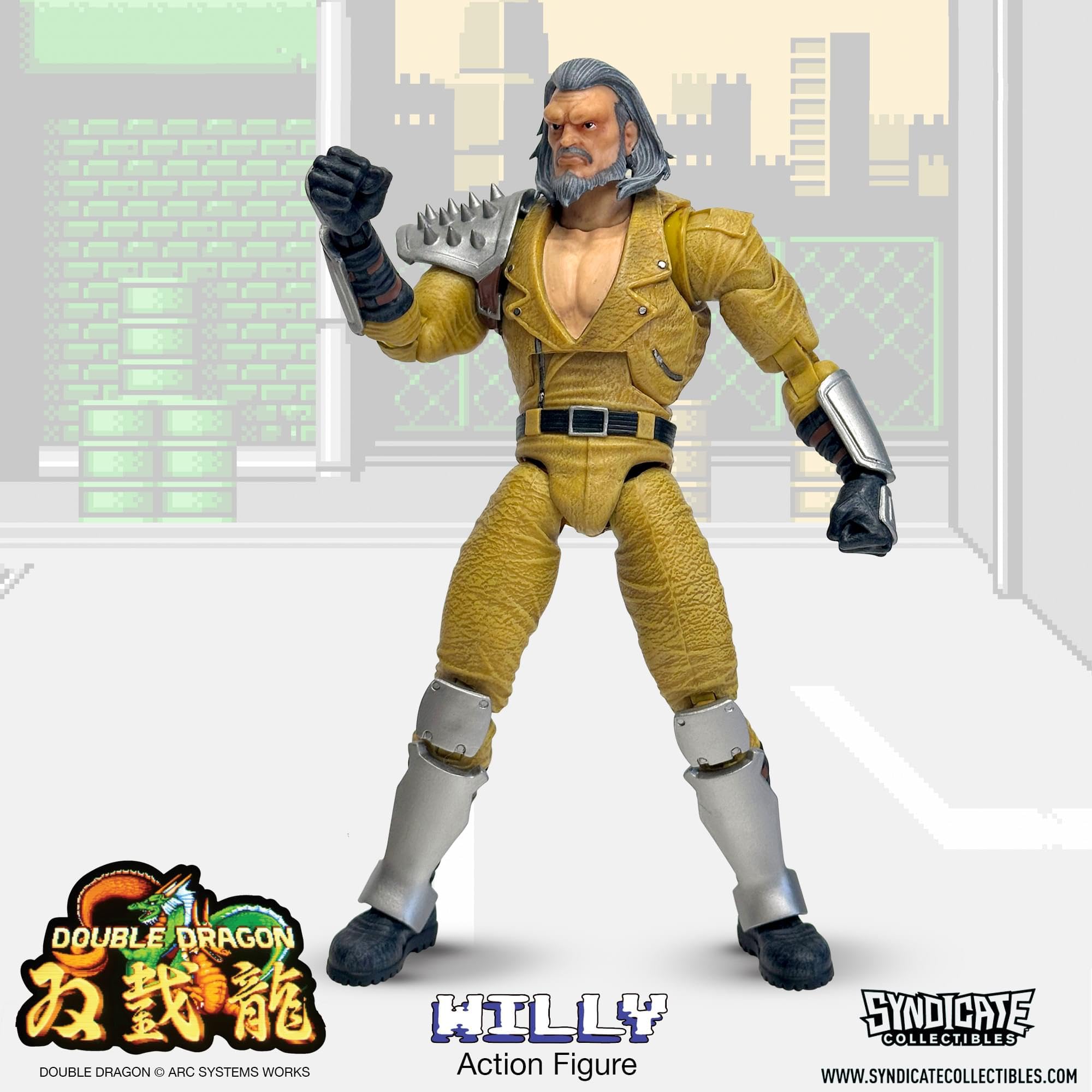 Foto 5 pulgar | Figura De Acción Toynk Double Dragon Willy Deluxe De 18 Cm - Venta Internacional.