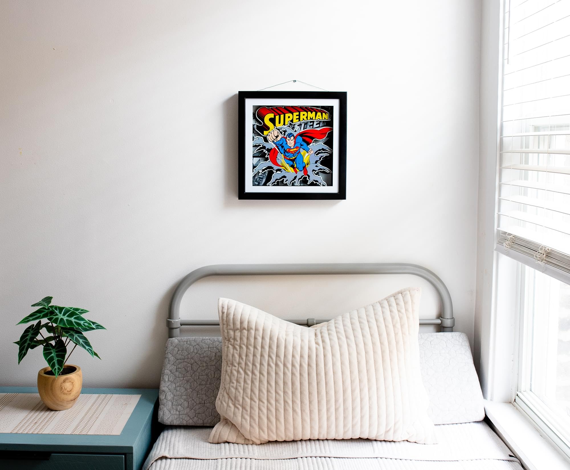 Foto 8 pulgar | Shadow Box Silver Buffalo Dc Comics Superman, 4 Piezas - Venta Internacional.