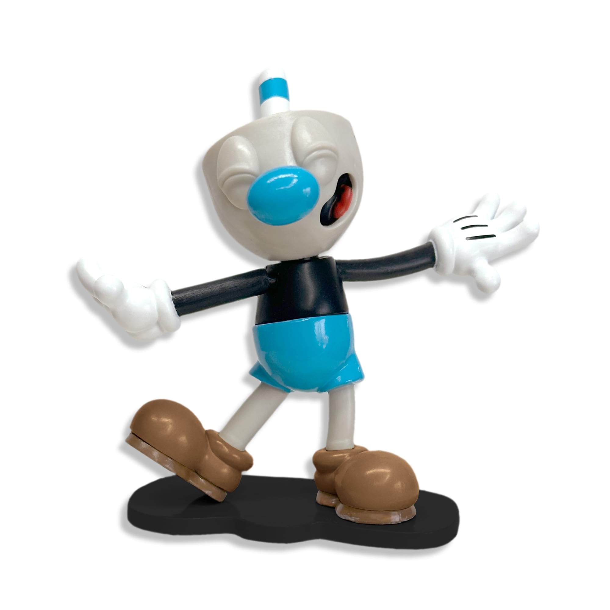 Foto 5 pulgar | Minifigura Toynk Cuphead Mugman Create-a-figure De 8 Cm Con Piezas - Venta Internacional.