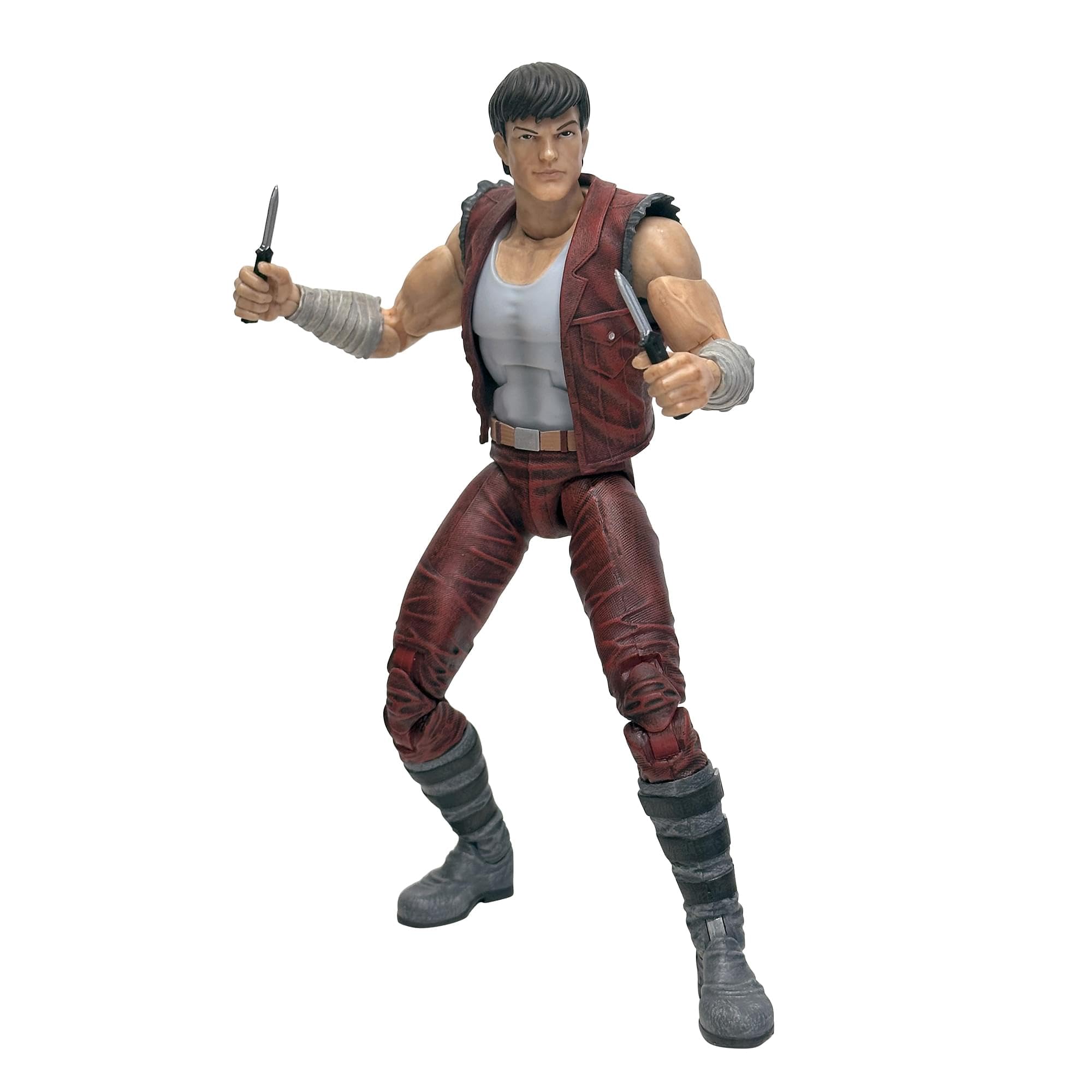 Figura De Acción Toynk Double Dragon Jimmy Lee De 18 Cm Con Accesorios - Venta Internacional.