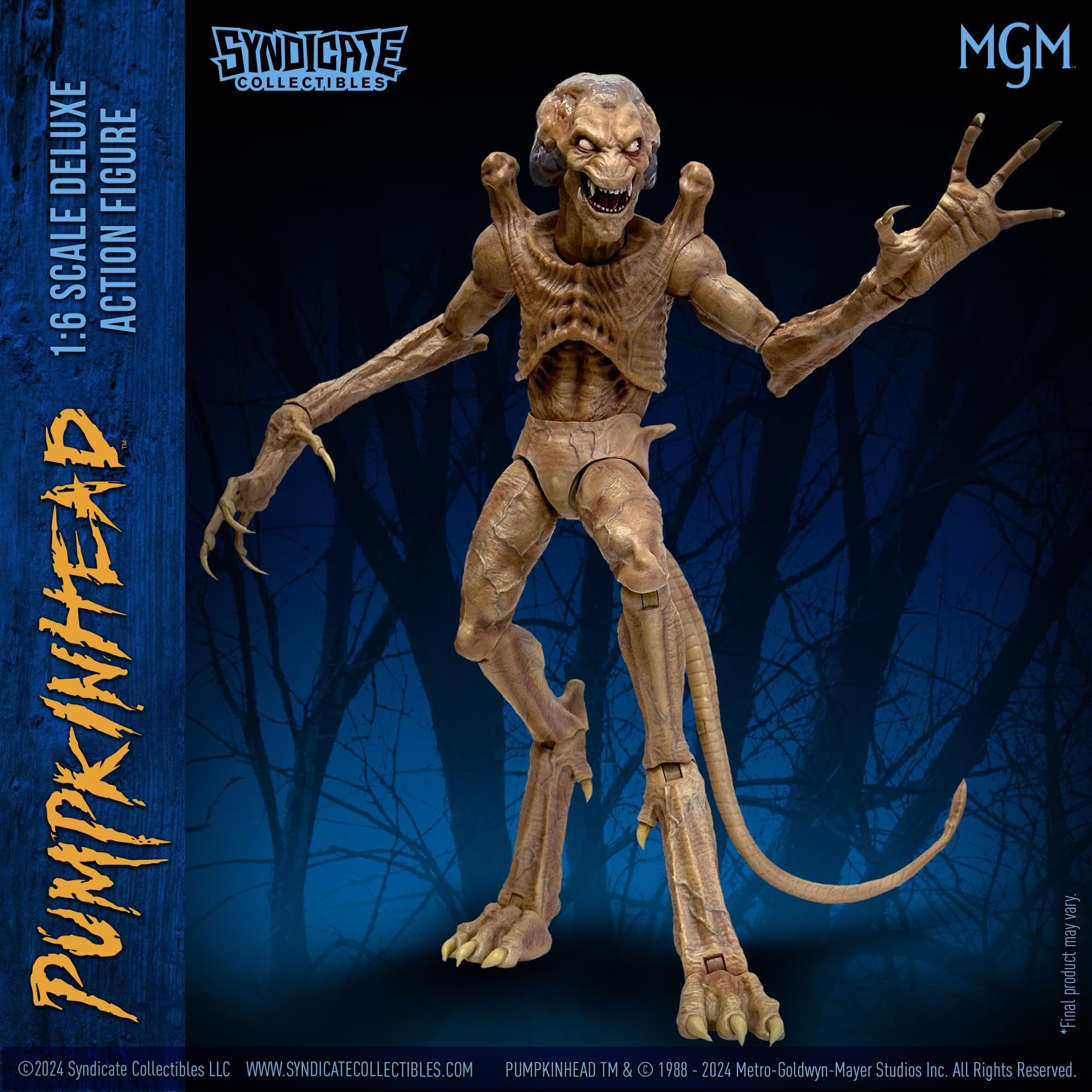 Figura De Acción Syndicate Pumpkinhead, Escala 1/6, 38 Cm - Venta Internacional.