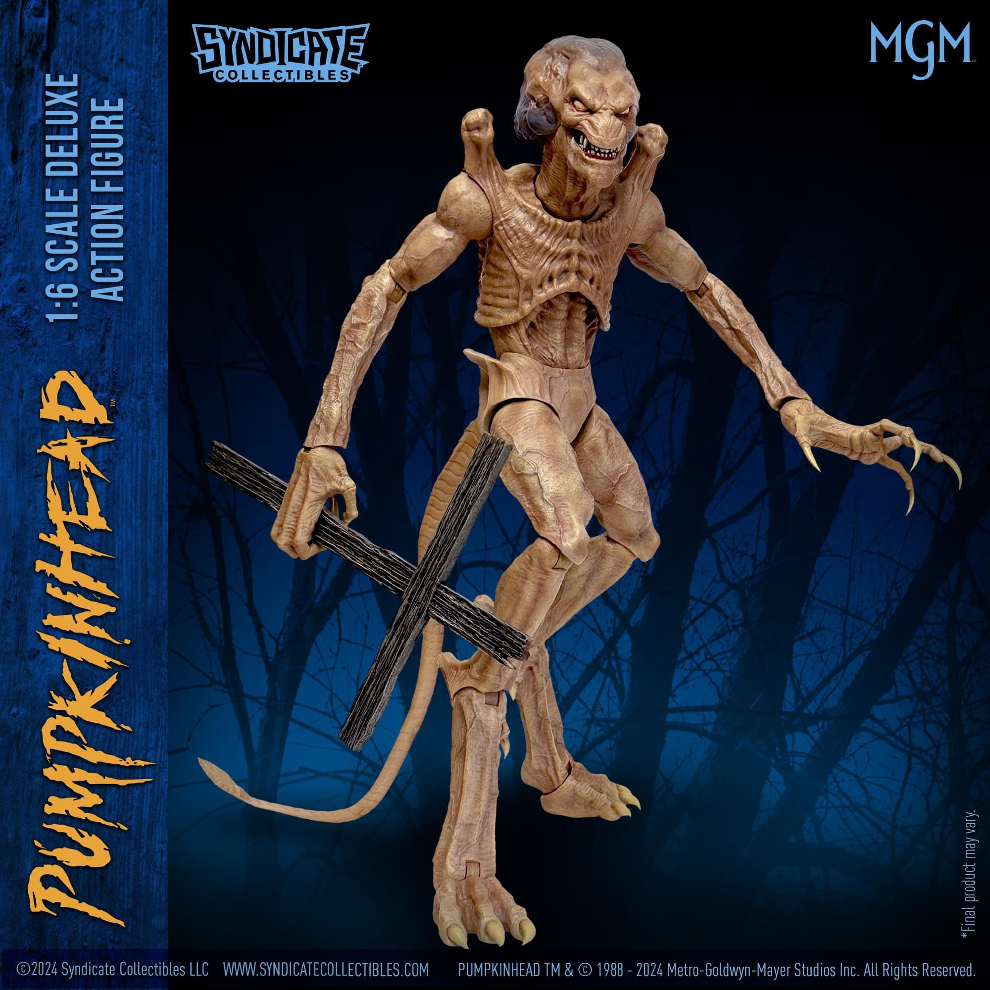 Foto 4 pulgar | Figura De Acción Syndicate Pumpkinhead, Escala 1/6, 38 Cm - Venta Internacional.