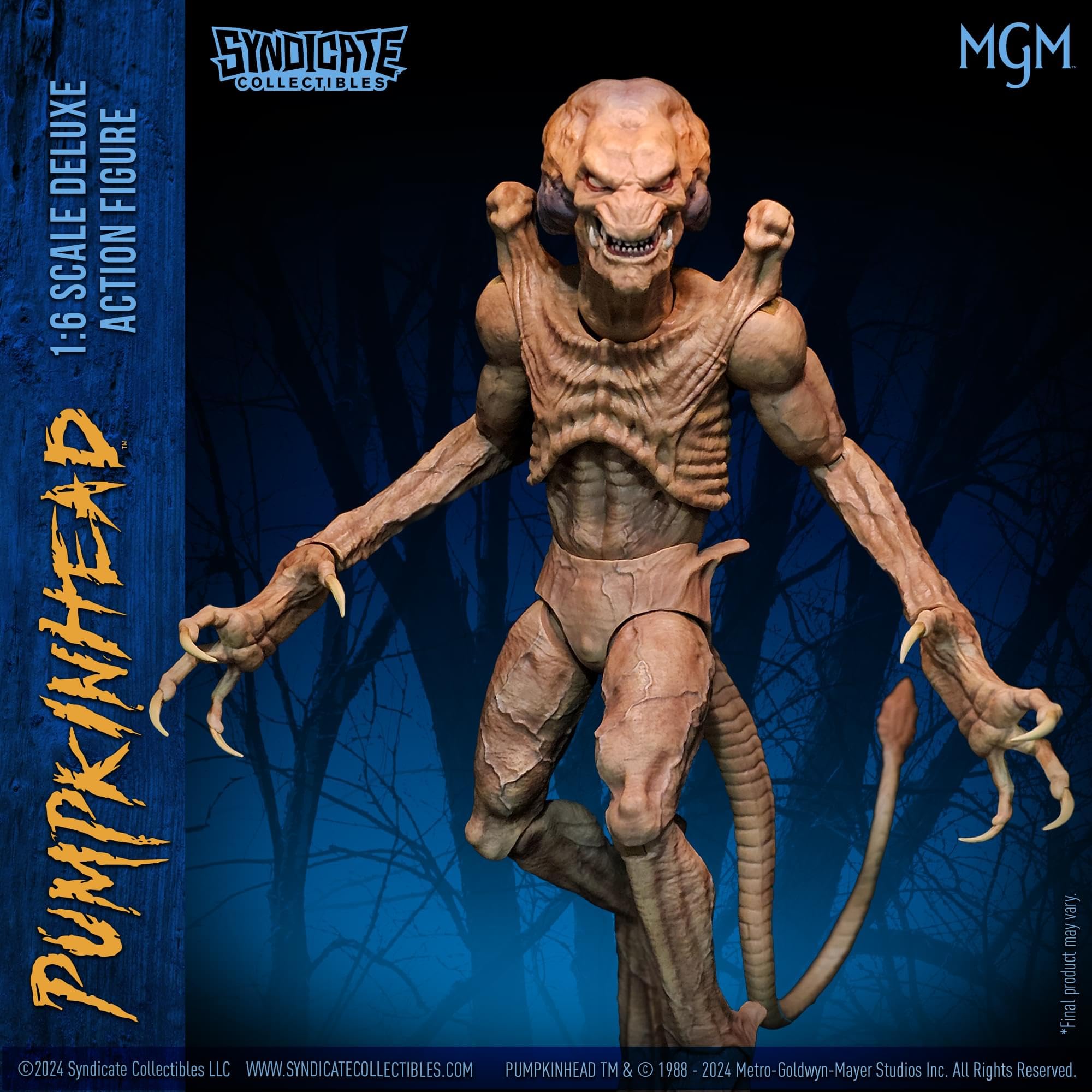 Foto 5 pulgar | Figura De Acción Syndicate Pumpkinhead, Escala 1/6, 38 Cm - Venta Internacional.
