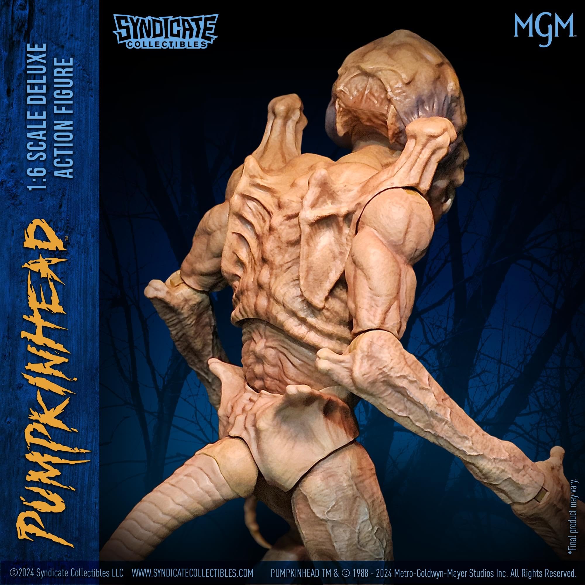 Foto 6 pulgar | Figura De Acción Syndicate Pumpkinhead, Escala 1/6, 38 Cm - Venta Internacional.