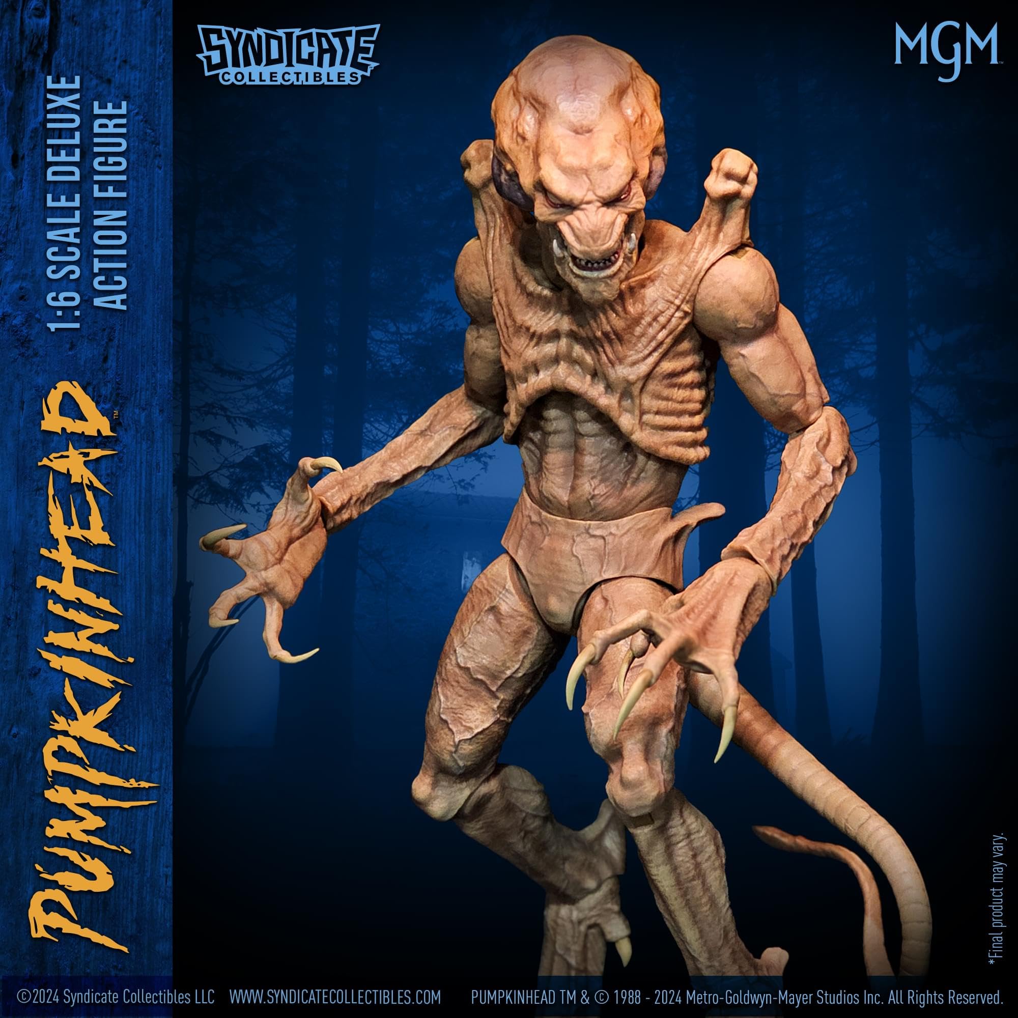 Foto 7 pulgar | Figura De Acción Syndicate Pumpkinhead, Escala 1/6, 38 Cm - Venta Internacional.