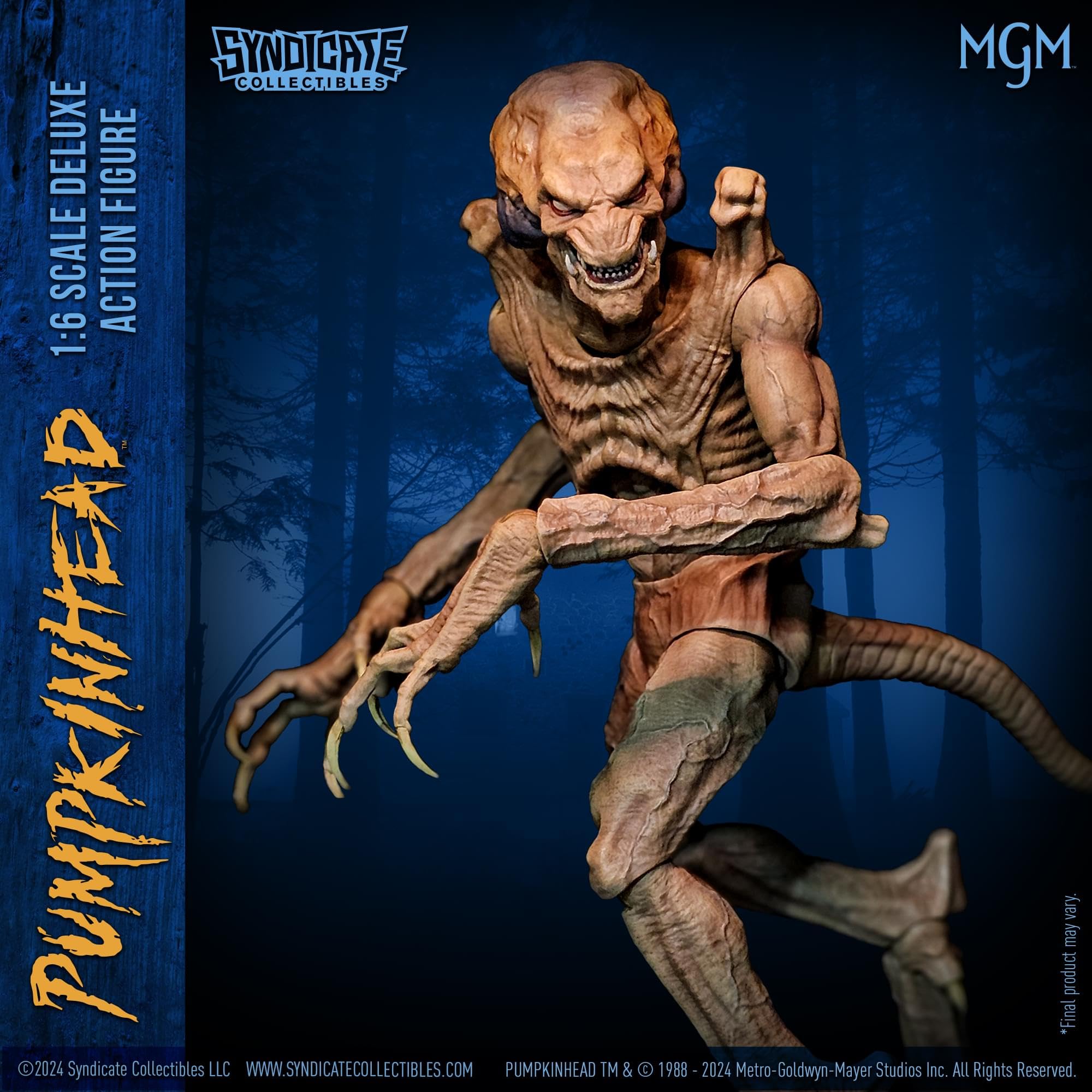 Foto 8 pulgar | Figura De Acción Syndicate Pumpkinhead, Escala 1/6, 38 Cm - Venta Internacional.