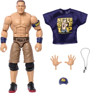 Foto 1 | Figura De Acción Mattel Wwe Elite John Cena De 6 Pulgadas Con Acceso. - Venta Internacional.