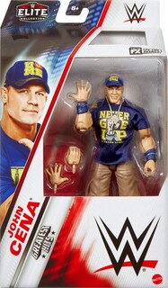 Foto 2 | Figura De Acción Mattel Wwe Elite John Cena De 6 Pulgadas Con Acceso. - Venta Internacional.