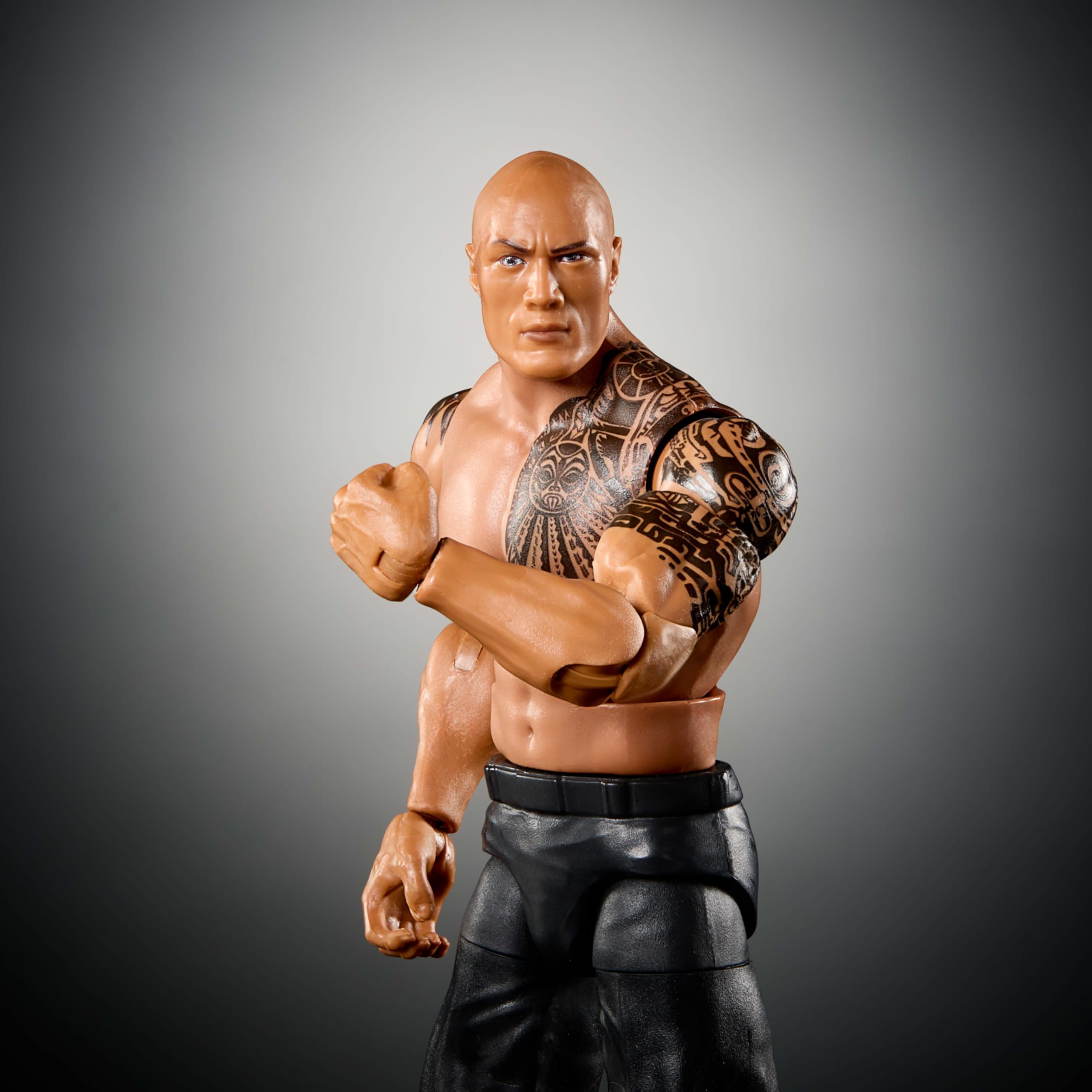 Foto 4 pulgar | Figura De Acción Mattel Wwe Elite The Rock Series #115 De 15 Cm - Venta Internacional.