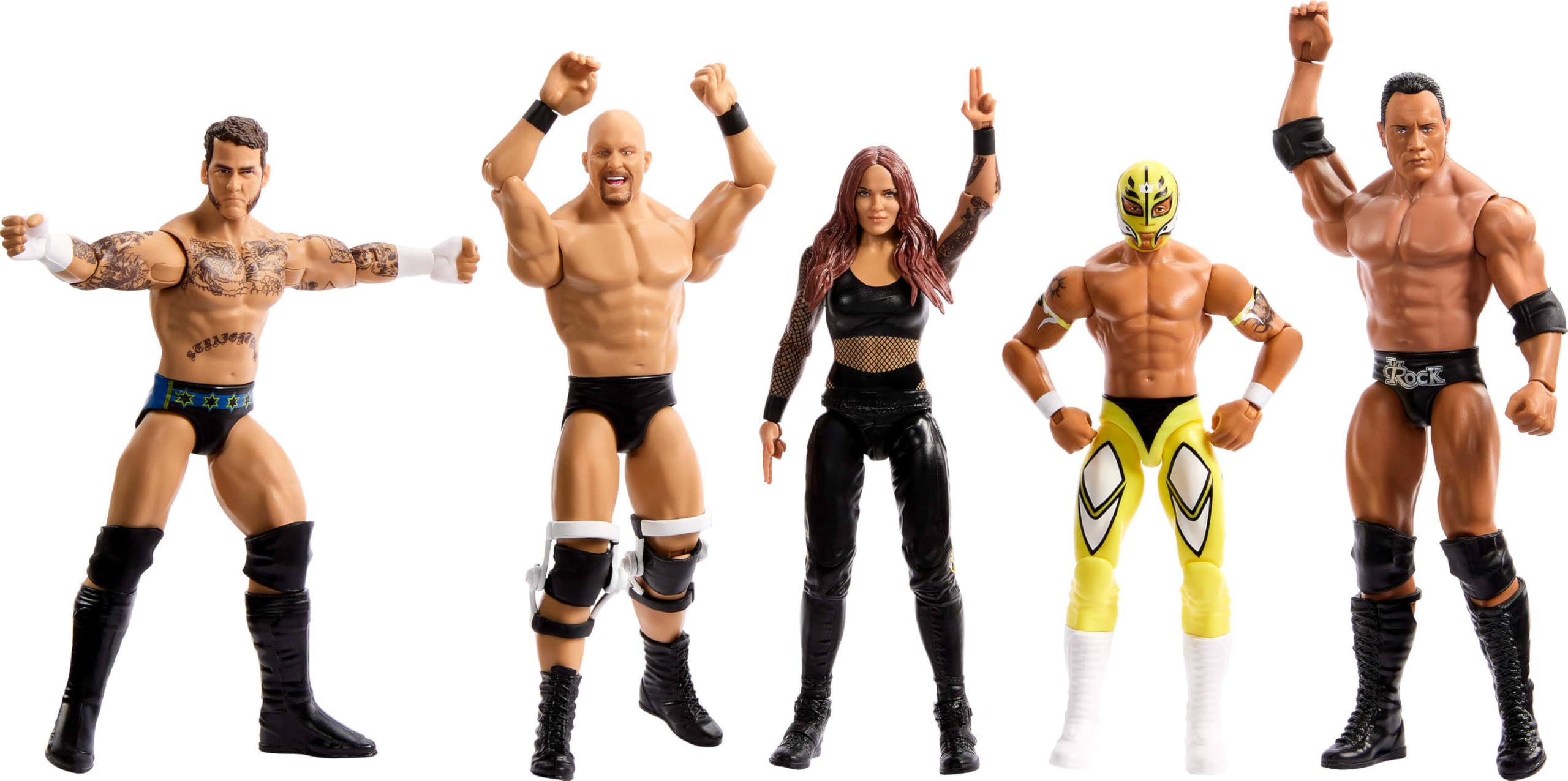 Foto 6 pulgar | Figura De Acción Mattel Wwe Stone Cold Steve Austin 15 Cm - Venta Internacional.