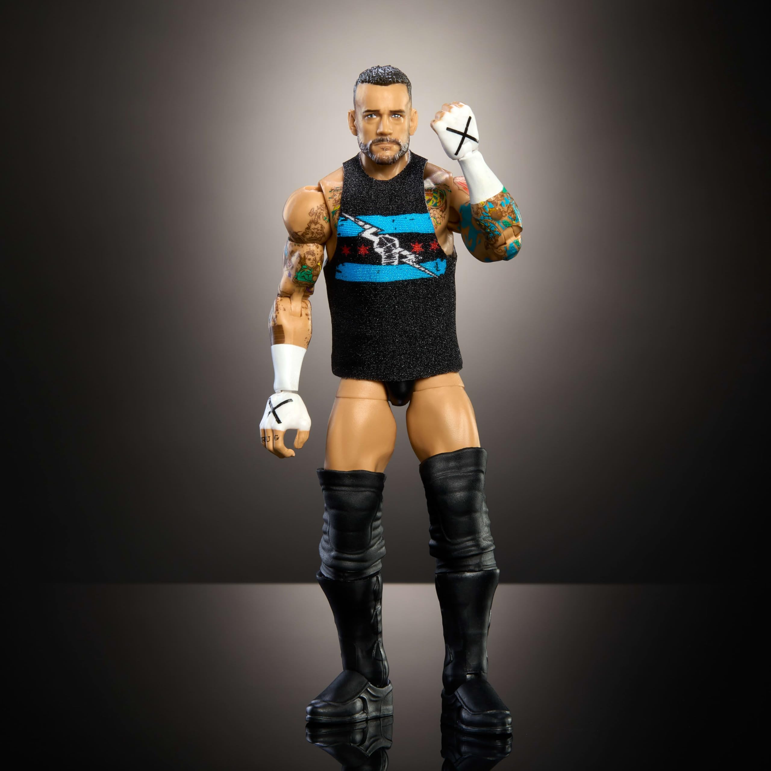 Foto 4 pulgar | Figura De Acción Mattel Wwe Top Picks Elite Cm Punk 15 Cm Con Acc - Venta Internacional.