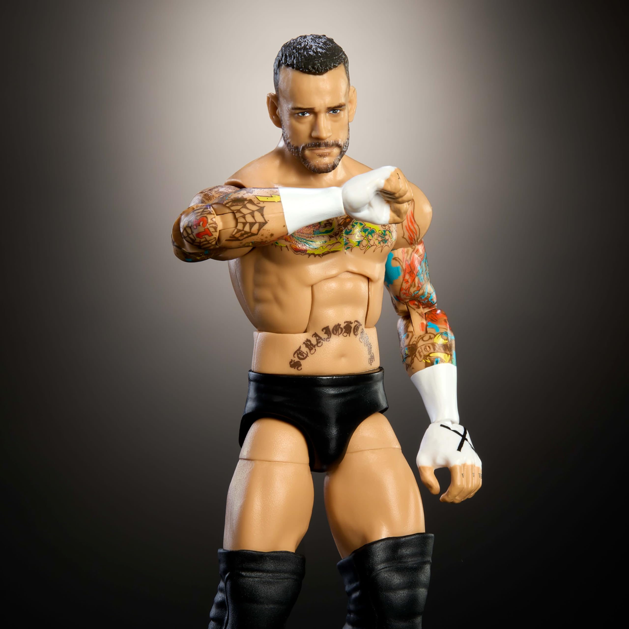 Foto 4 | Figura De Acción Mattel Wwe Top Picks Elite Cm Punk 15 Cm Con Acc - Venta Internacional.